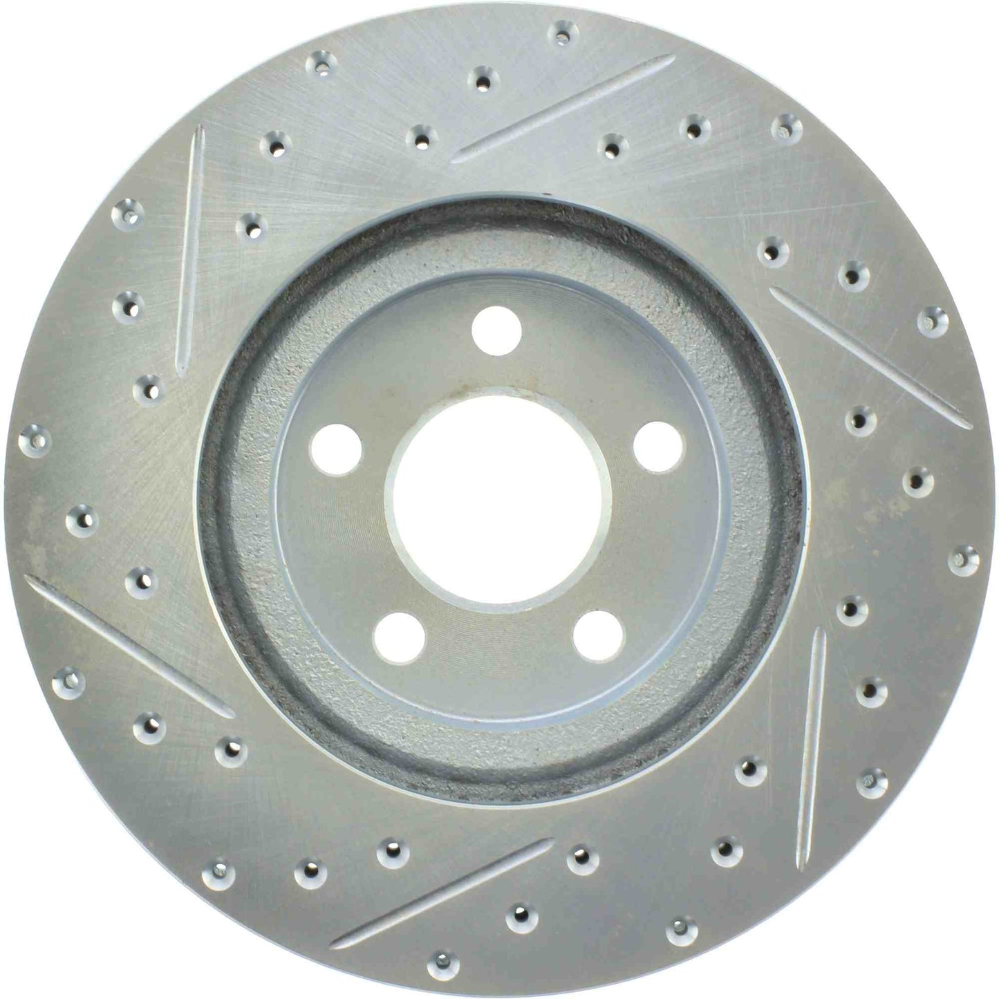 StopTech Select Sport Drilled And Slotted Brake Rotor; Front Left