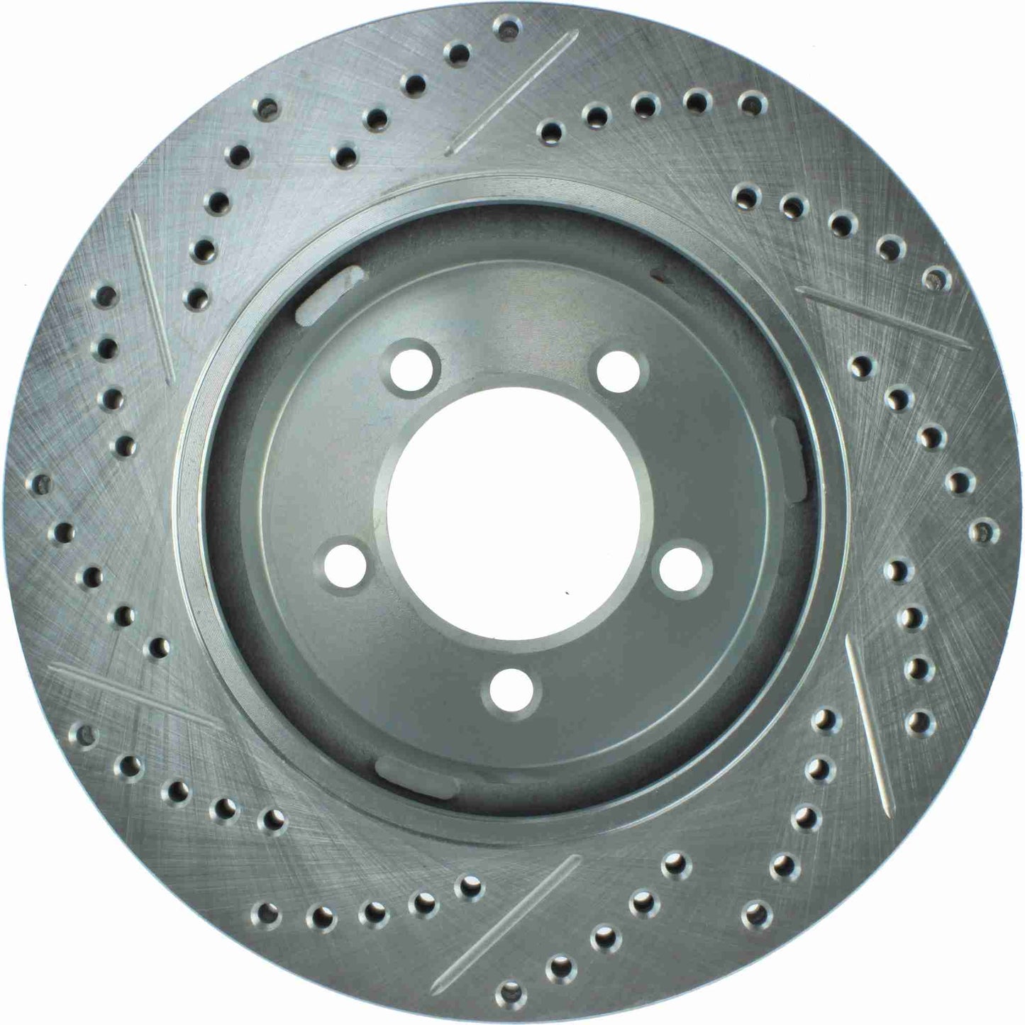 StopTech Select Sport Drilled And Slotted Brake Rotor; Front Left