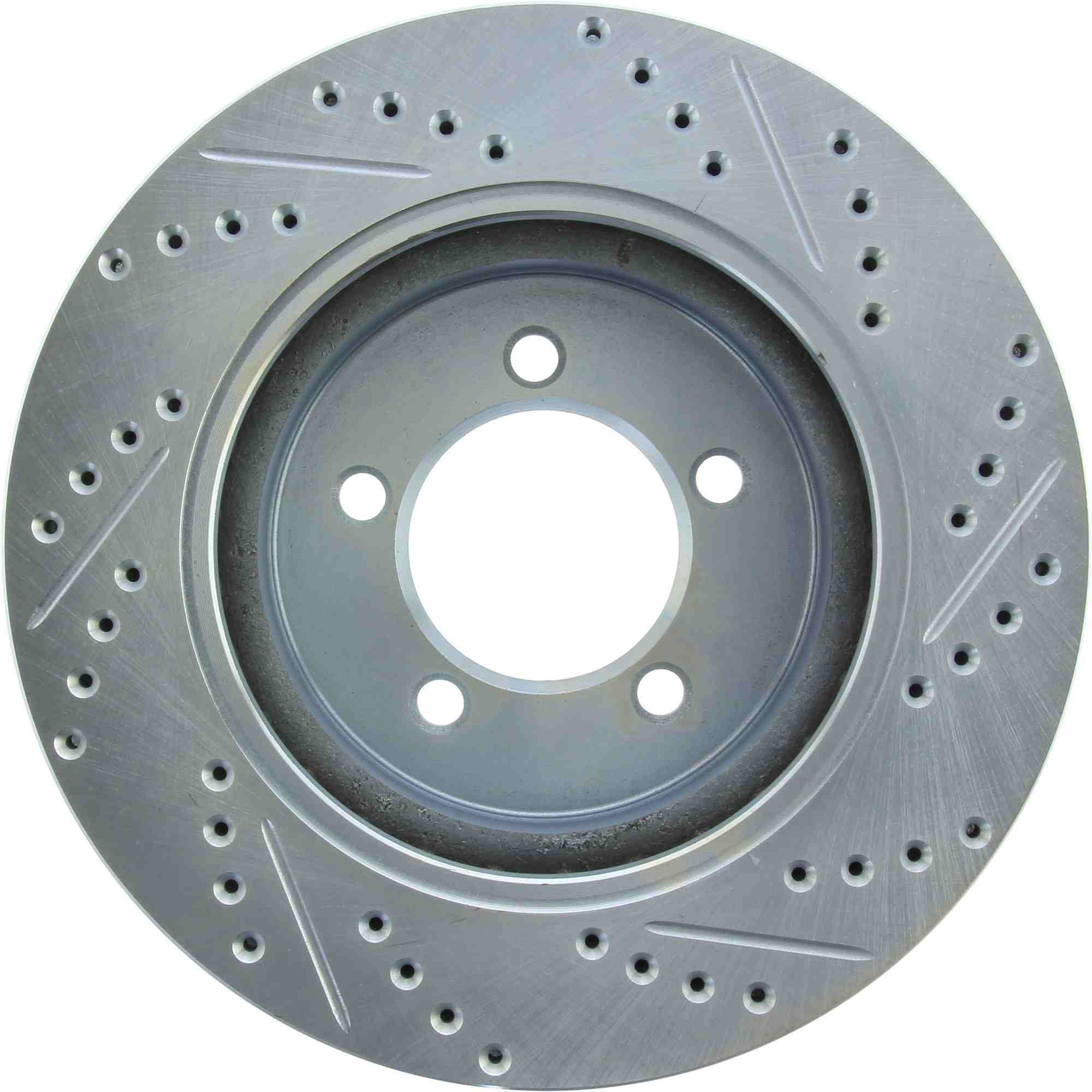 StopTech Select Sport Drilled And Slotted Brake Rotor; Front Right