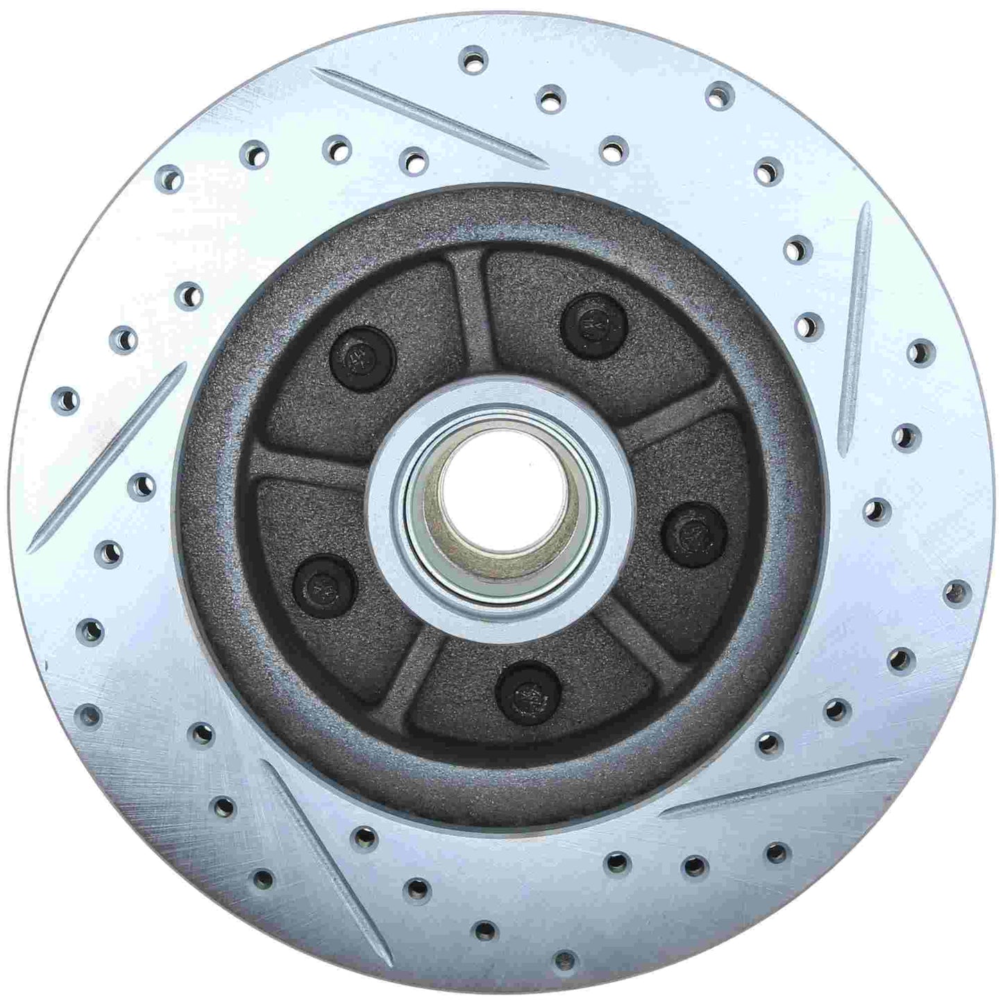 StopTech Select Sport Drilled And Slotted Brake Rotor; Front Right