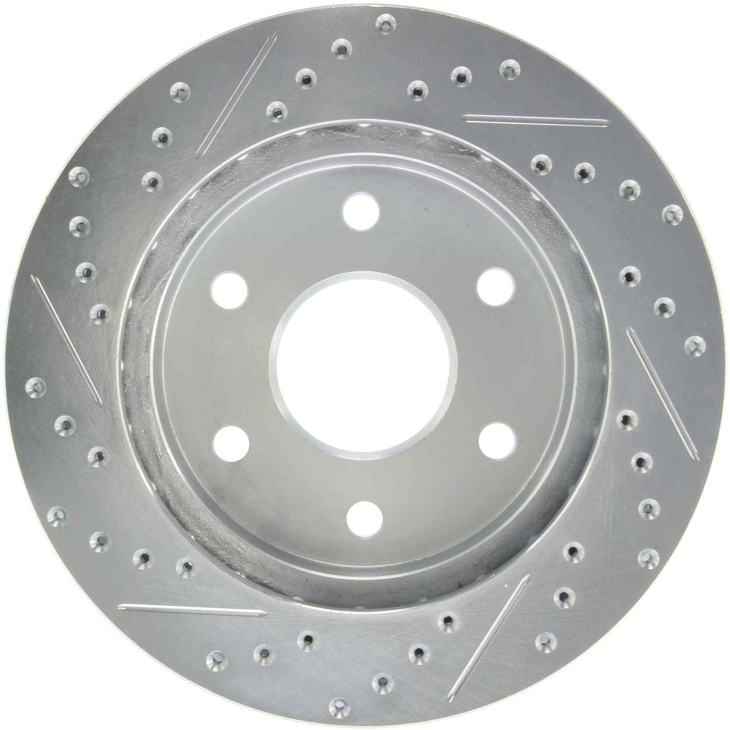 StopTech Select Sport Drilled And Slotted Brake Rotor; Front Left
