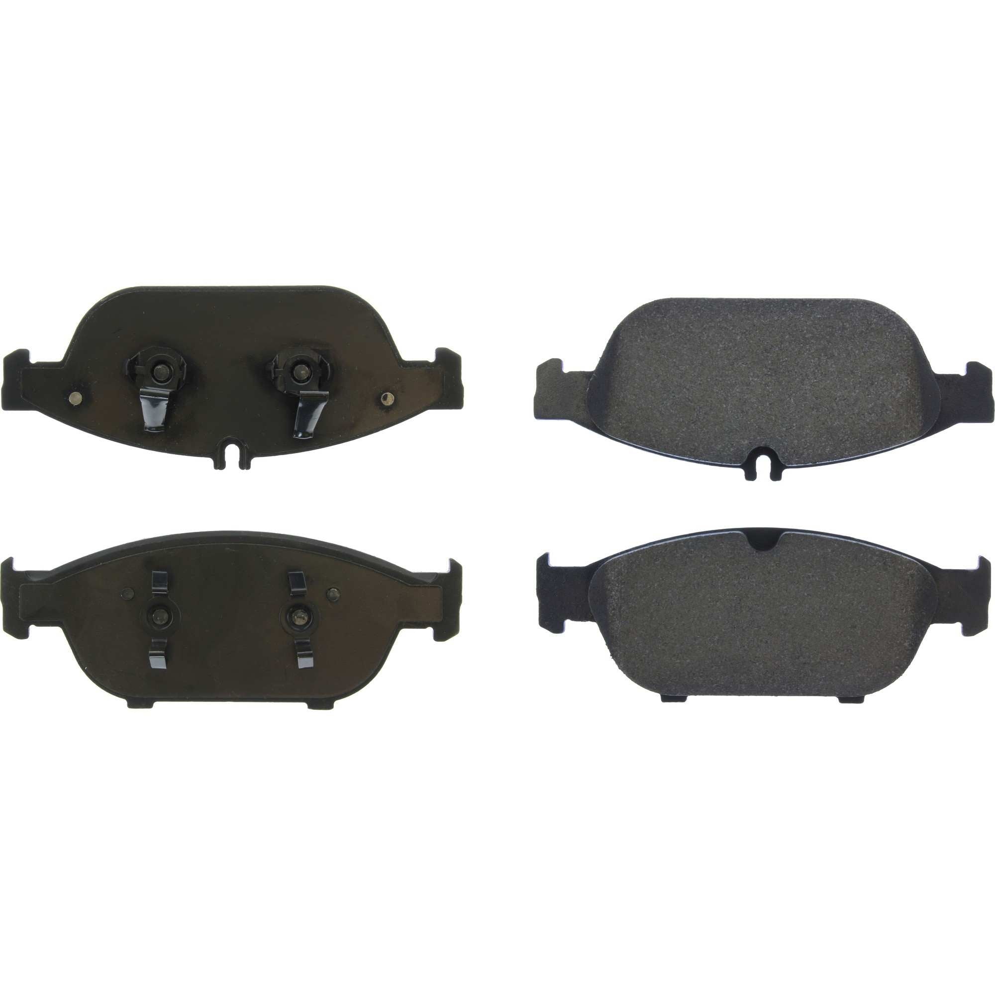 StopTech Premium Semi-Metallic Brake Pads with Shims 300.16520