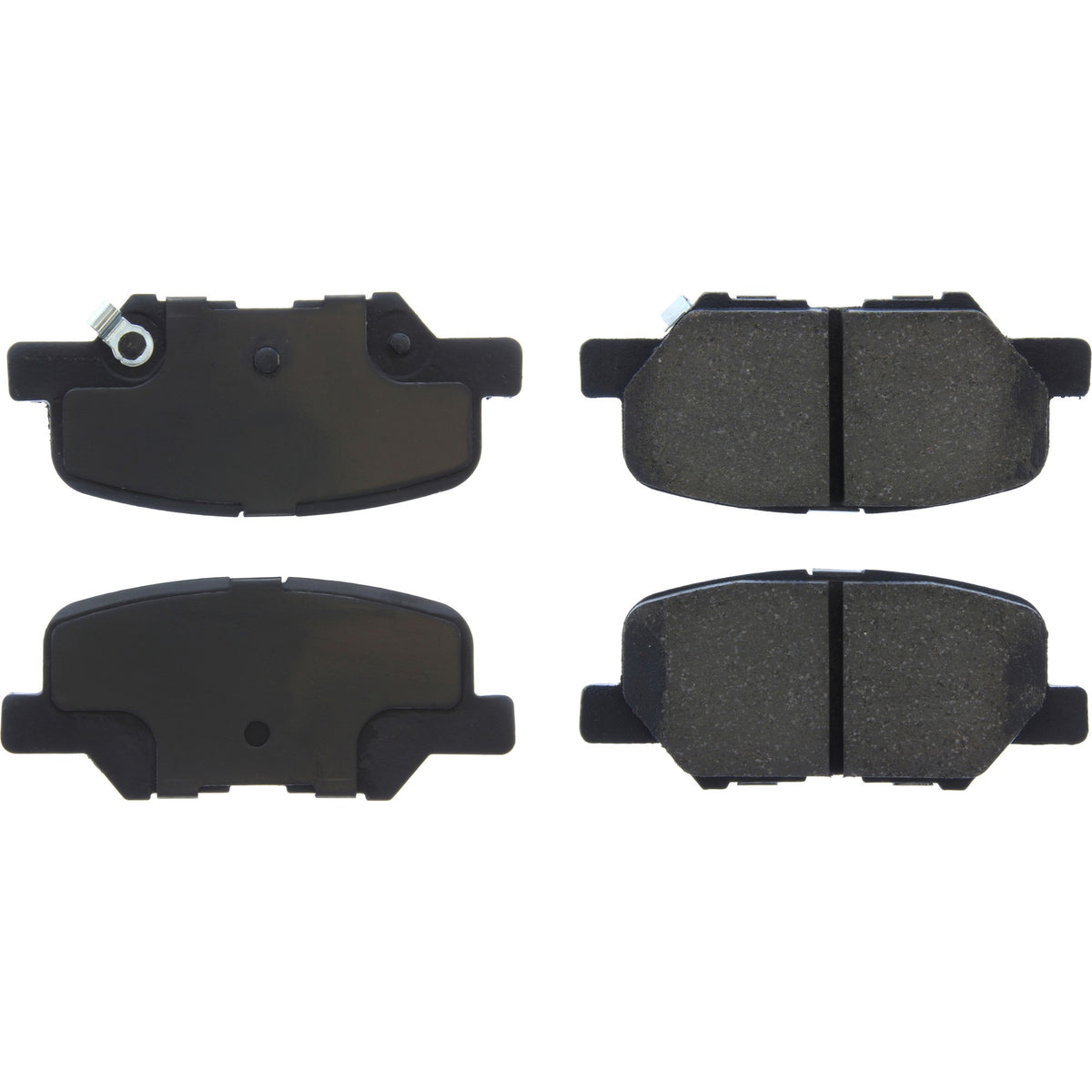 Stoptech Centric 14-17 Mazda 3/Sport Premium Ceramic Rear Brake Pads Shims and Hardware 301.16791