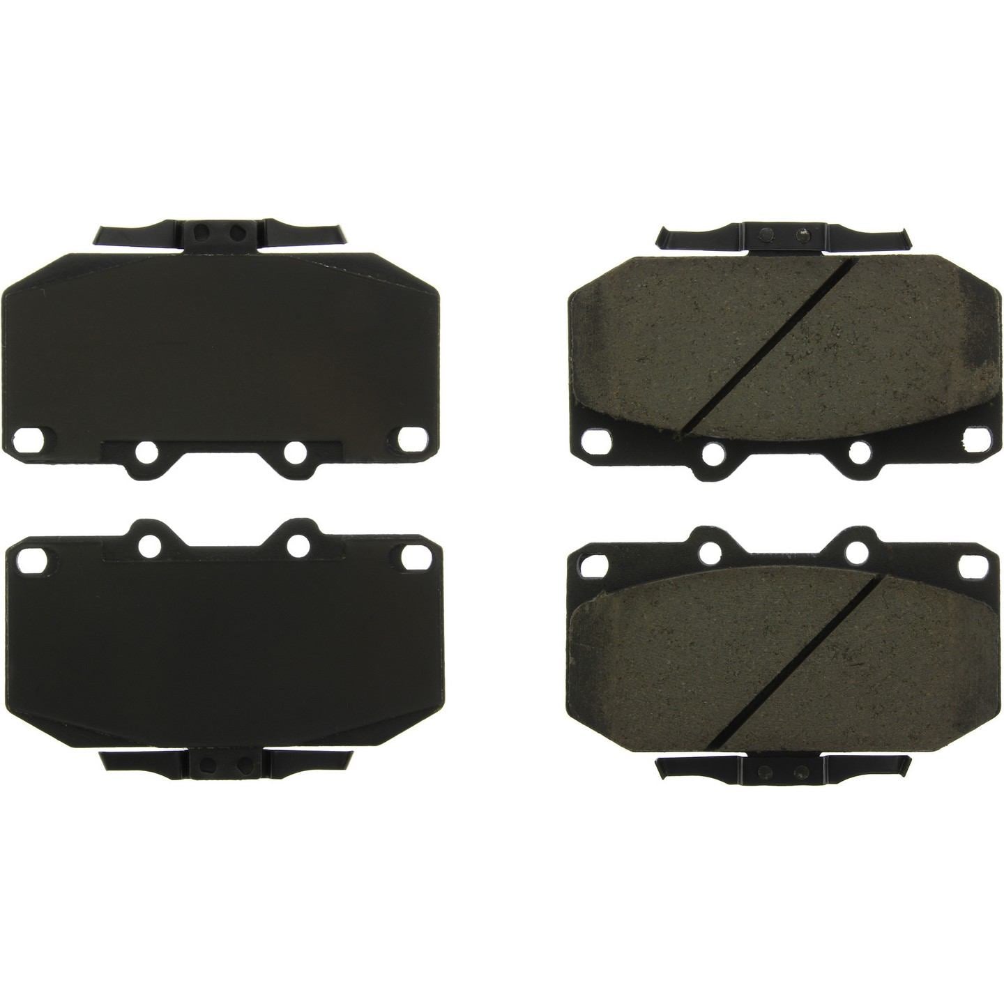 StopTech Street Brake Pads; Front With Shims