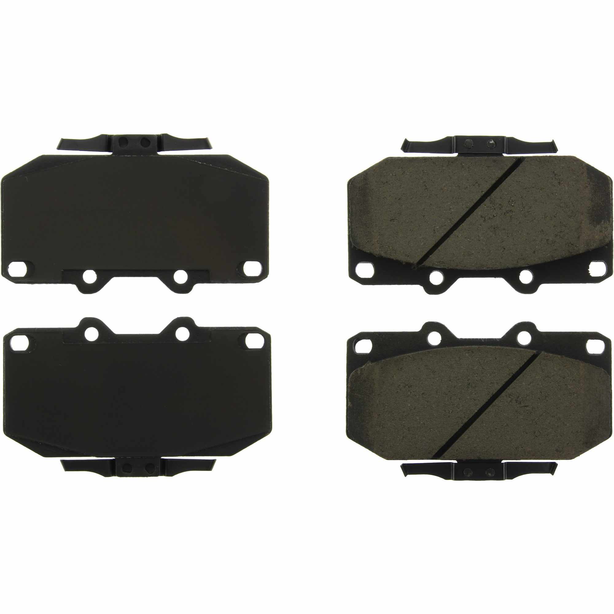 StopTech Street Brake Pads; Front With Shims