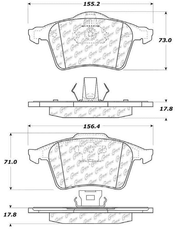 StopTech Sport Brake Pads With Shims And Hardware