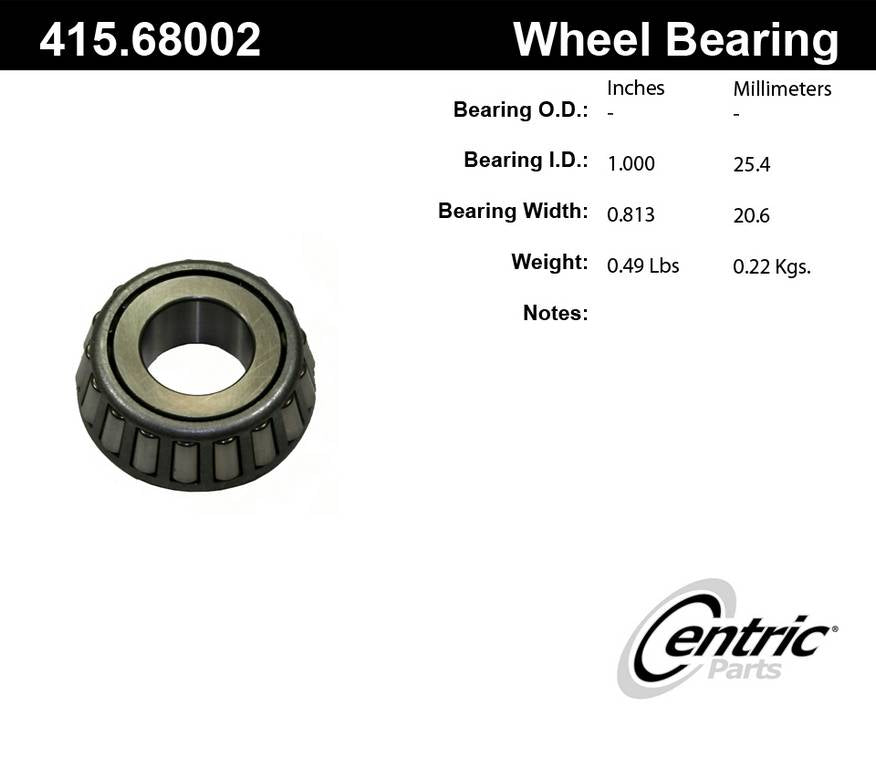 Centric Parts Wheel Bearing 415.68002