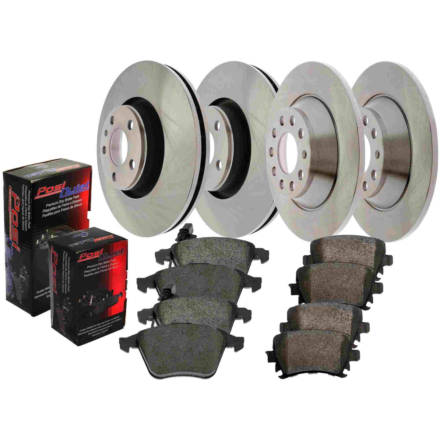 Centric Parts Disc Brake Kit with Posi-Quiet Pads for OE Plus Upgrade 903.51050