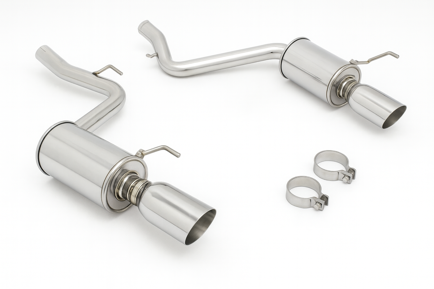 Megan Racing Cat-Back OE-RS for 2008-2014 Mercedes-Benz C-Class C300/ C350 V6 Sedan Mid Pipe Rolled Tips