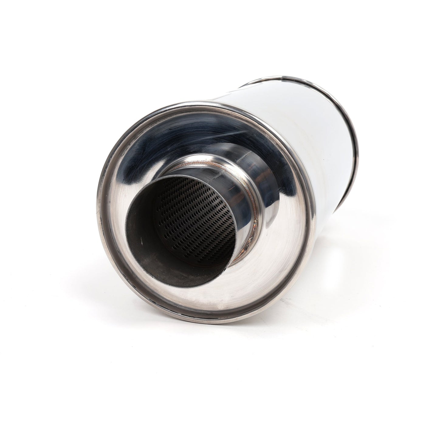 DC Sports Universal Round Muffler 3" Inlet / 3" Outlet