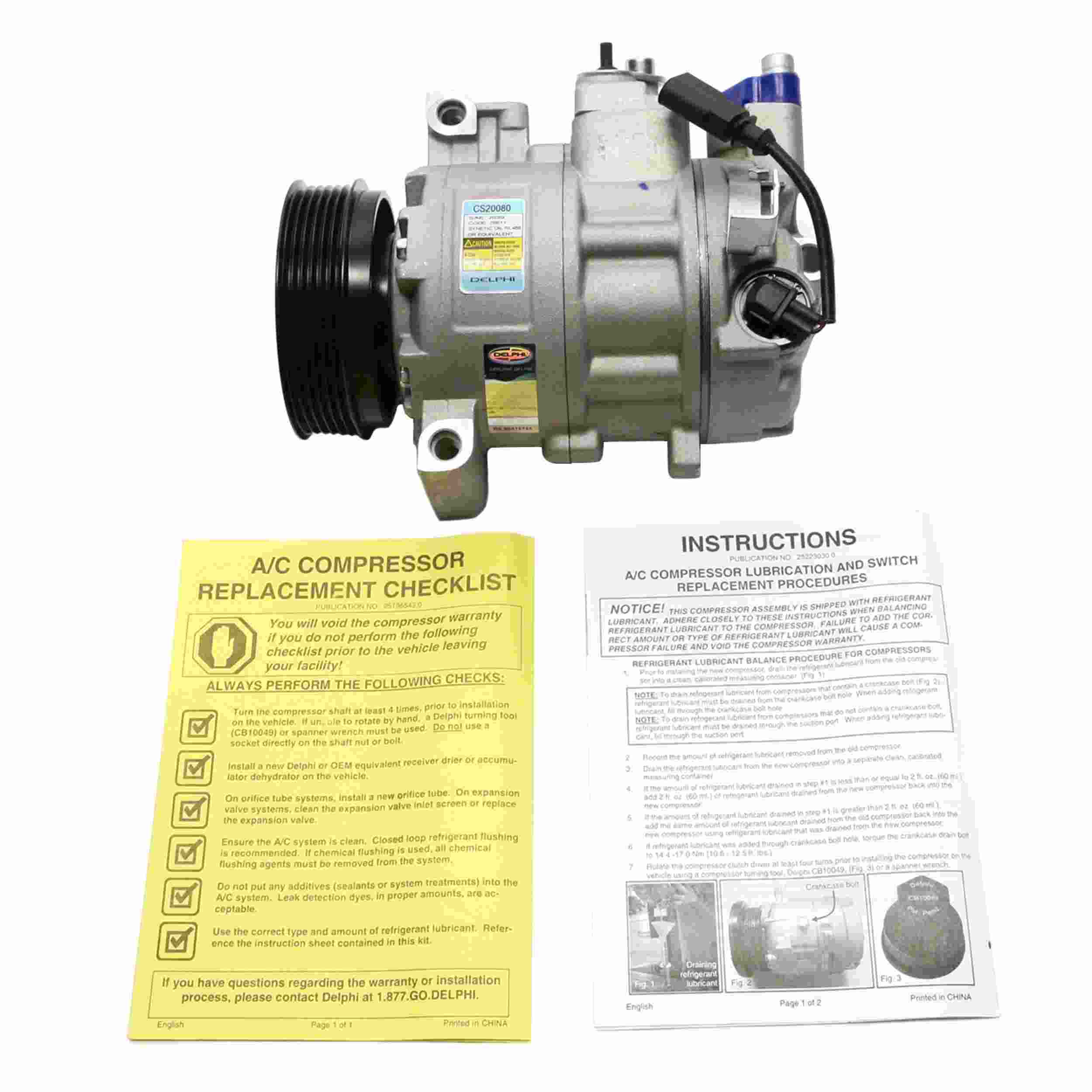 Delphi A/C Compressor CS20080