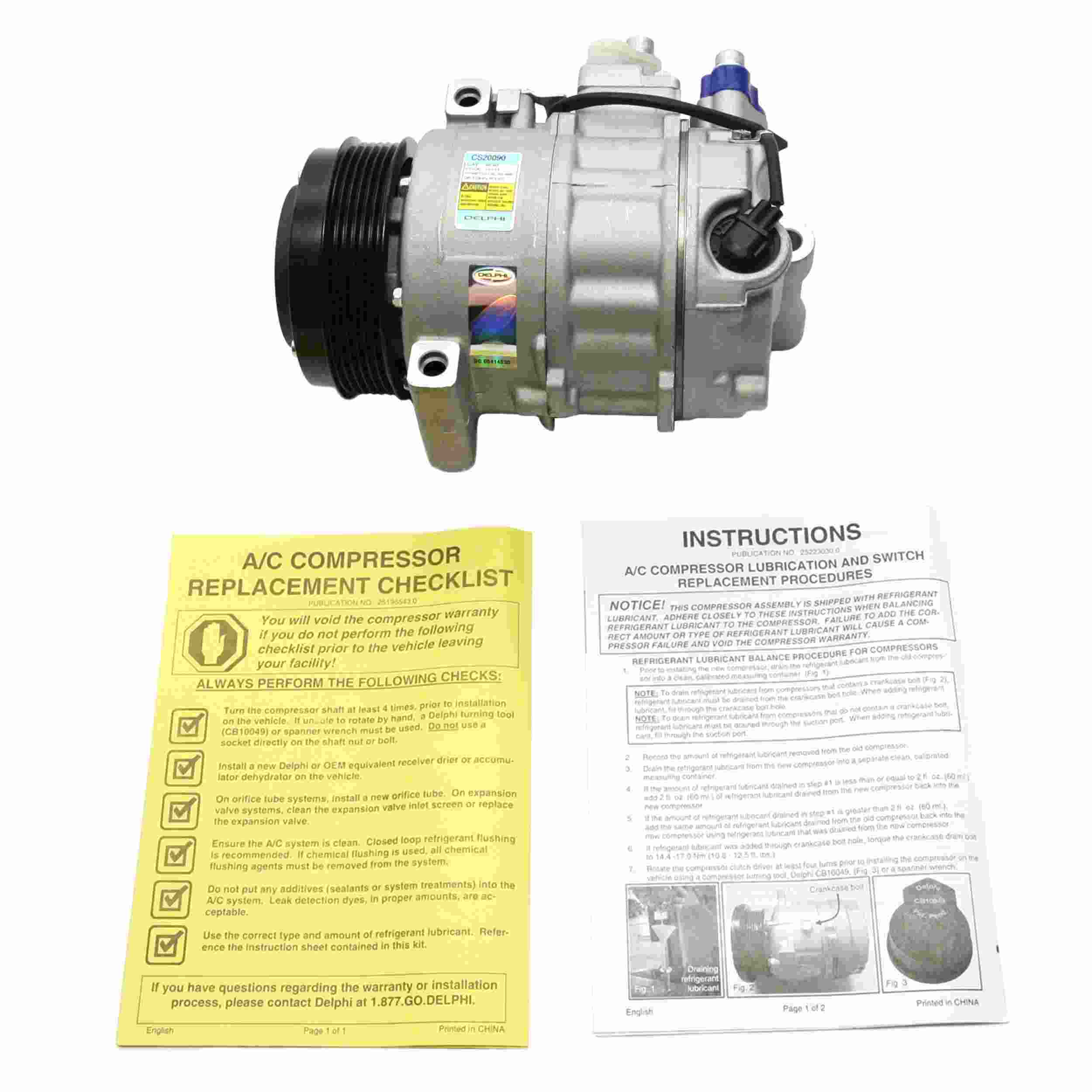 Delphi A/C Compressor CS20090