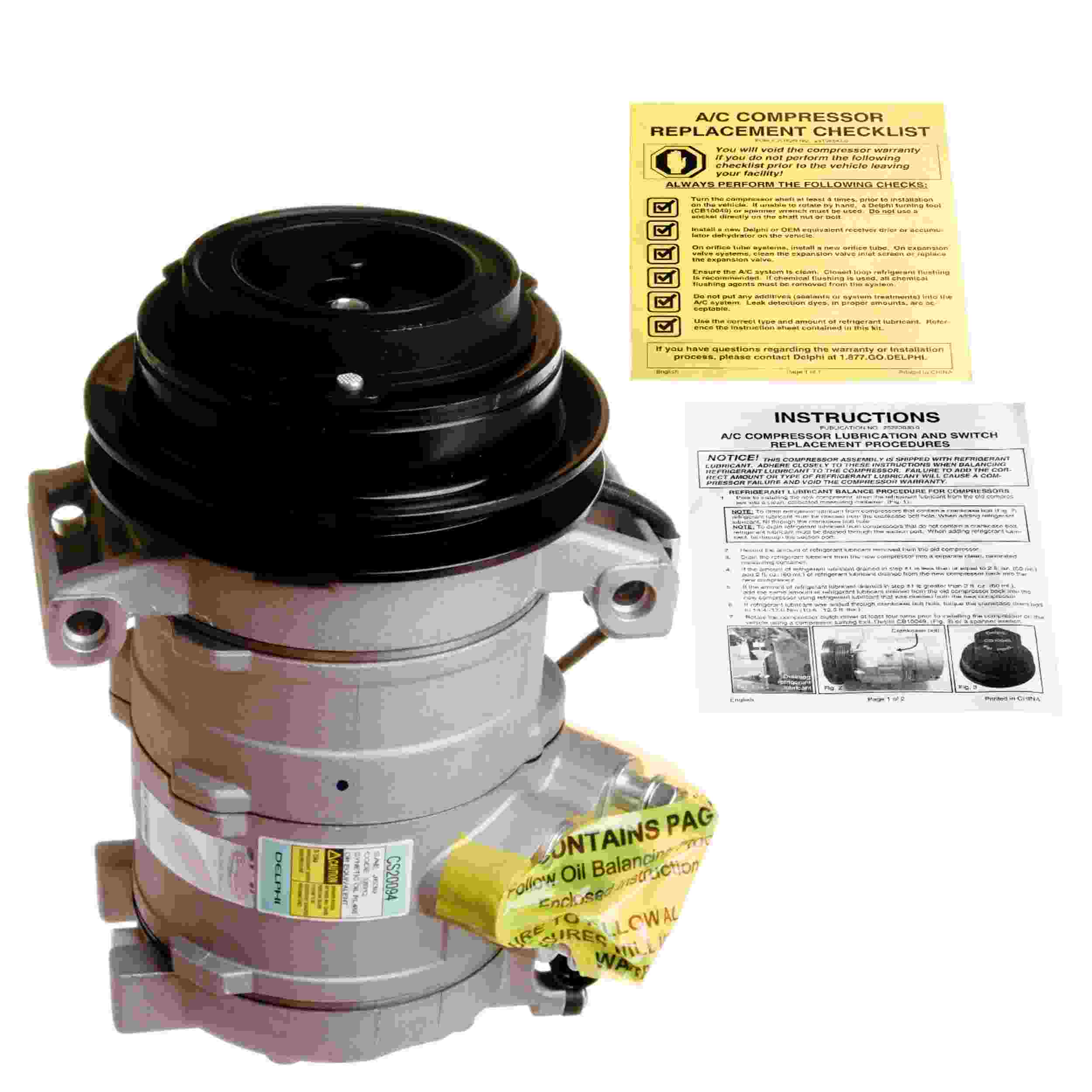 Delphi A/C Compressor CS20094