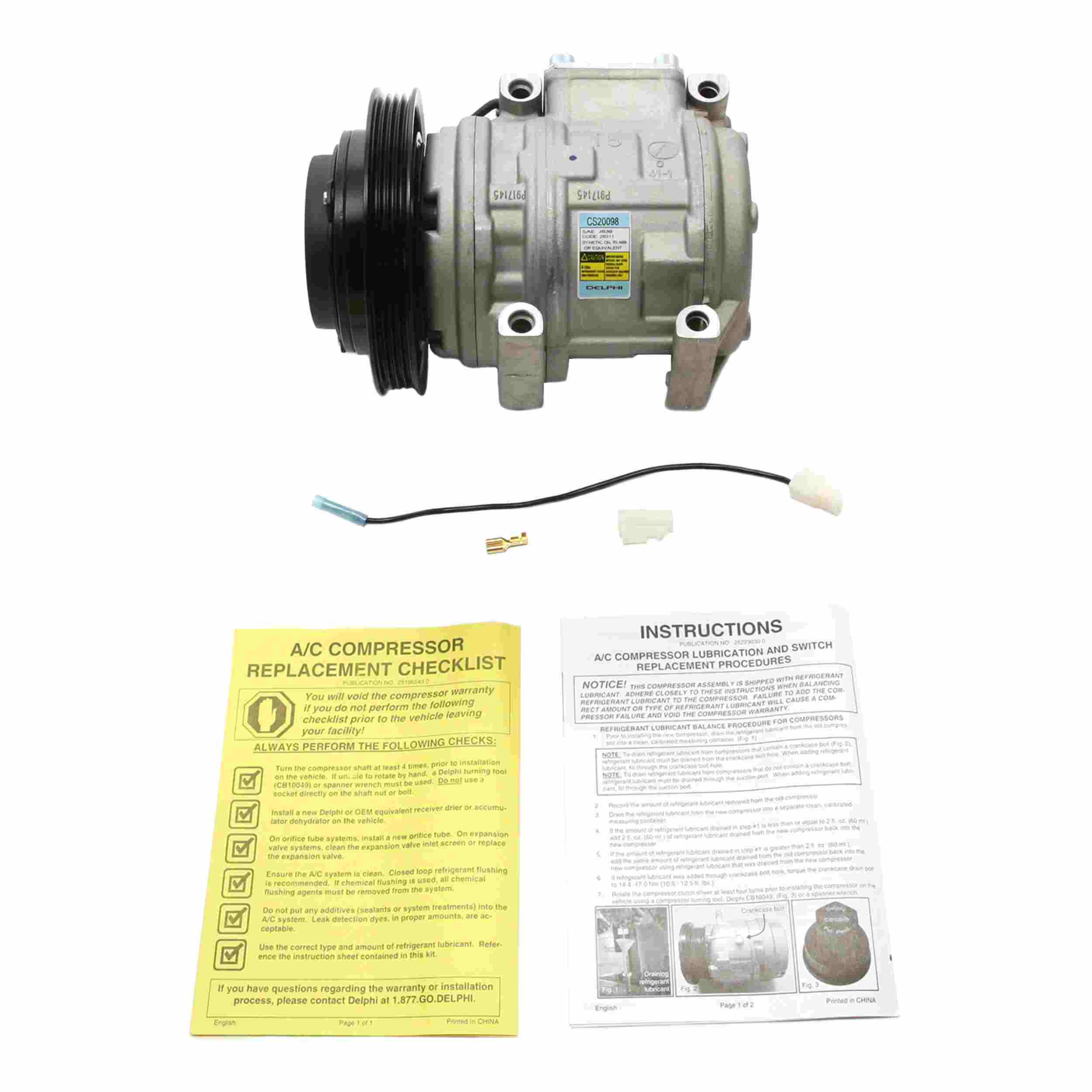 Delphi A/C Compressor CS20098
