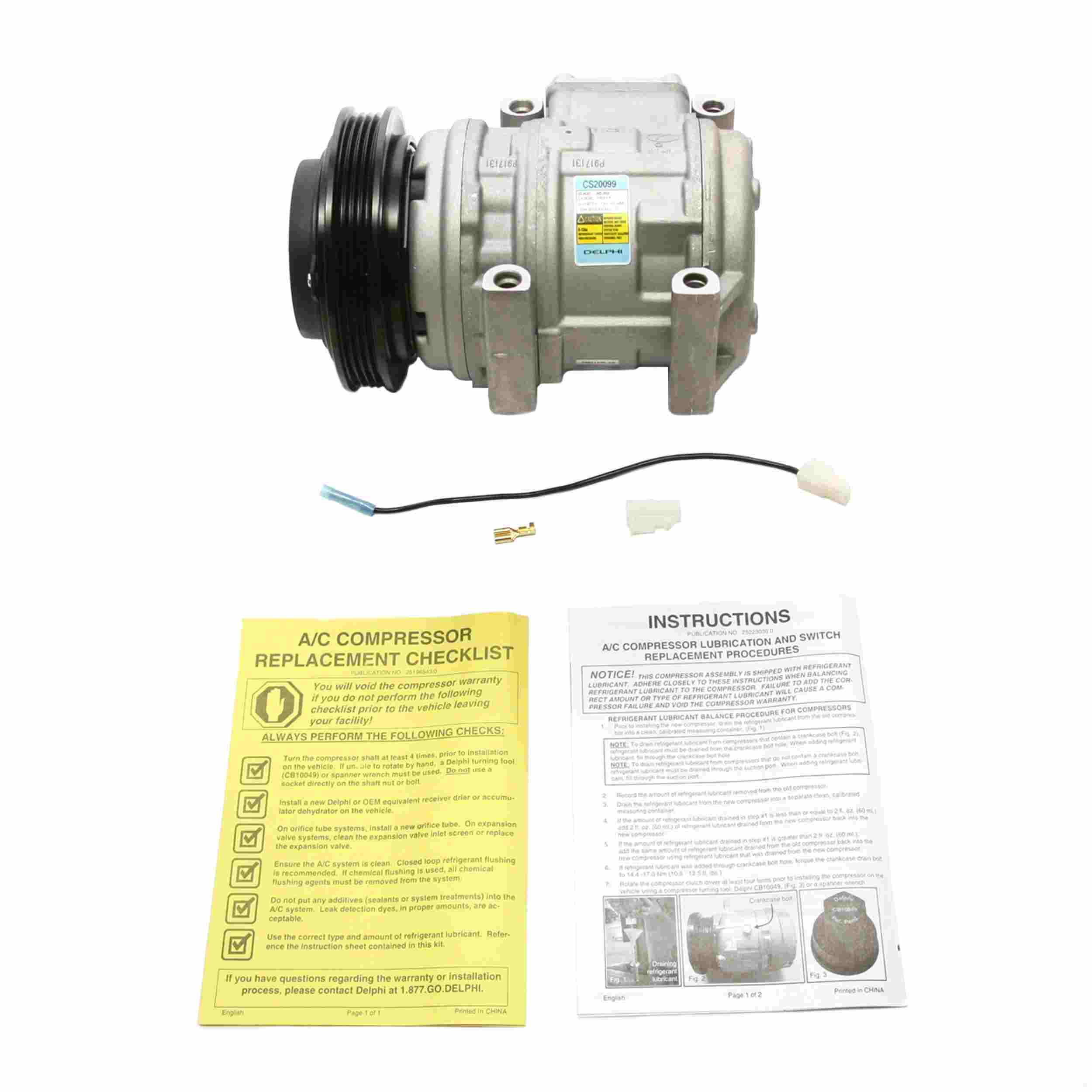 Delphi A/C Compressor CS20099