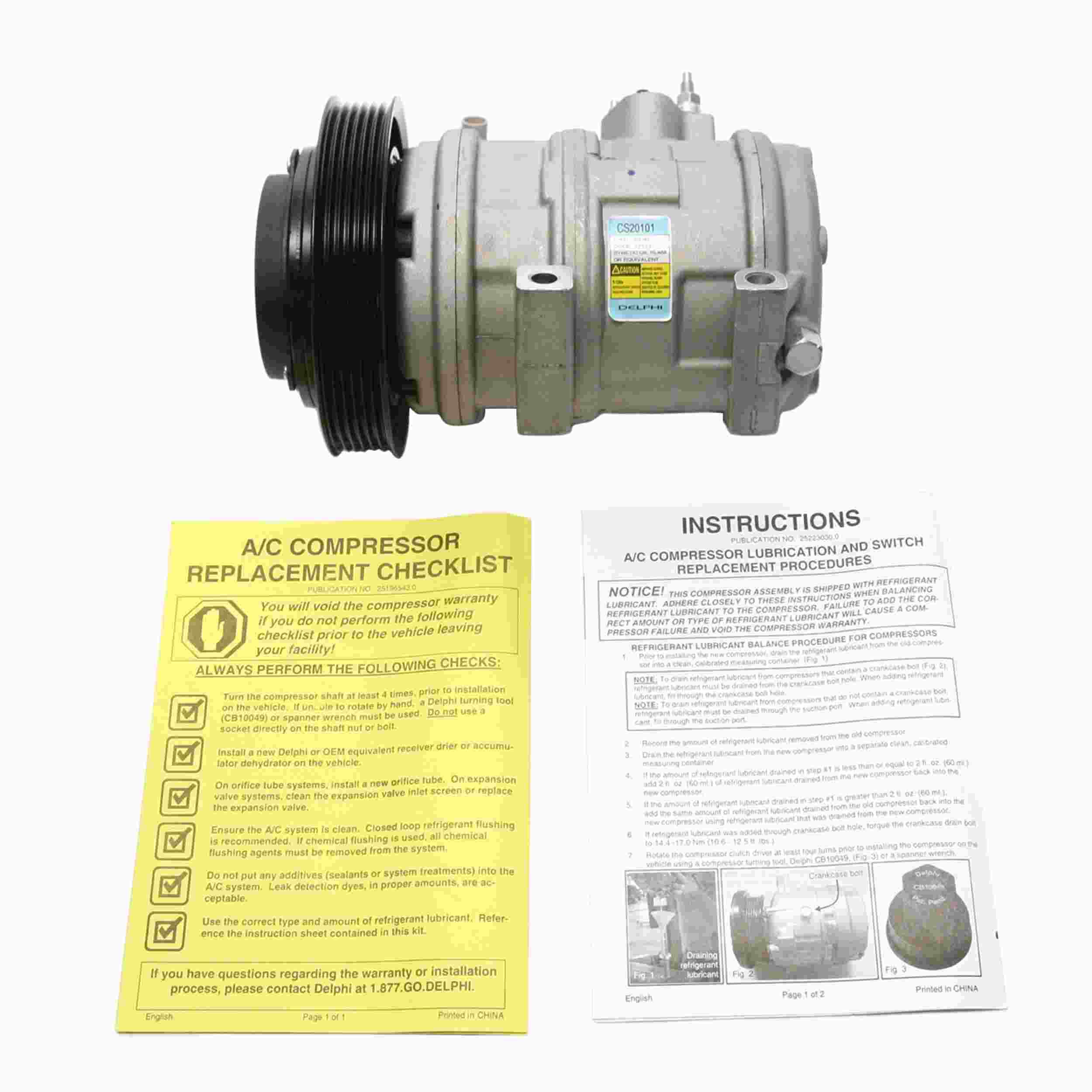 Delphi A/C Compressor CS20101