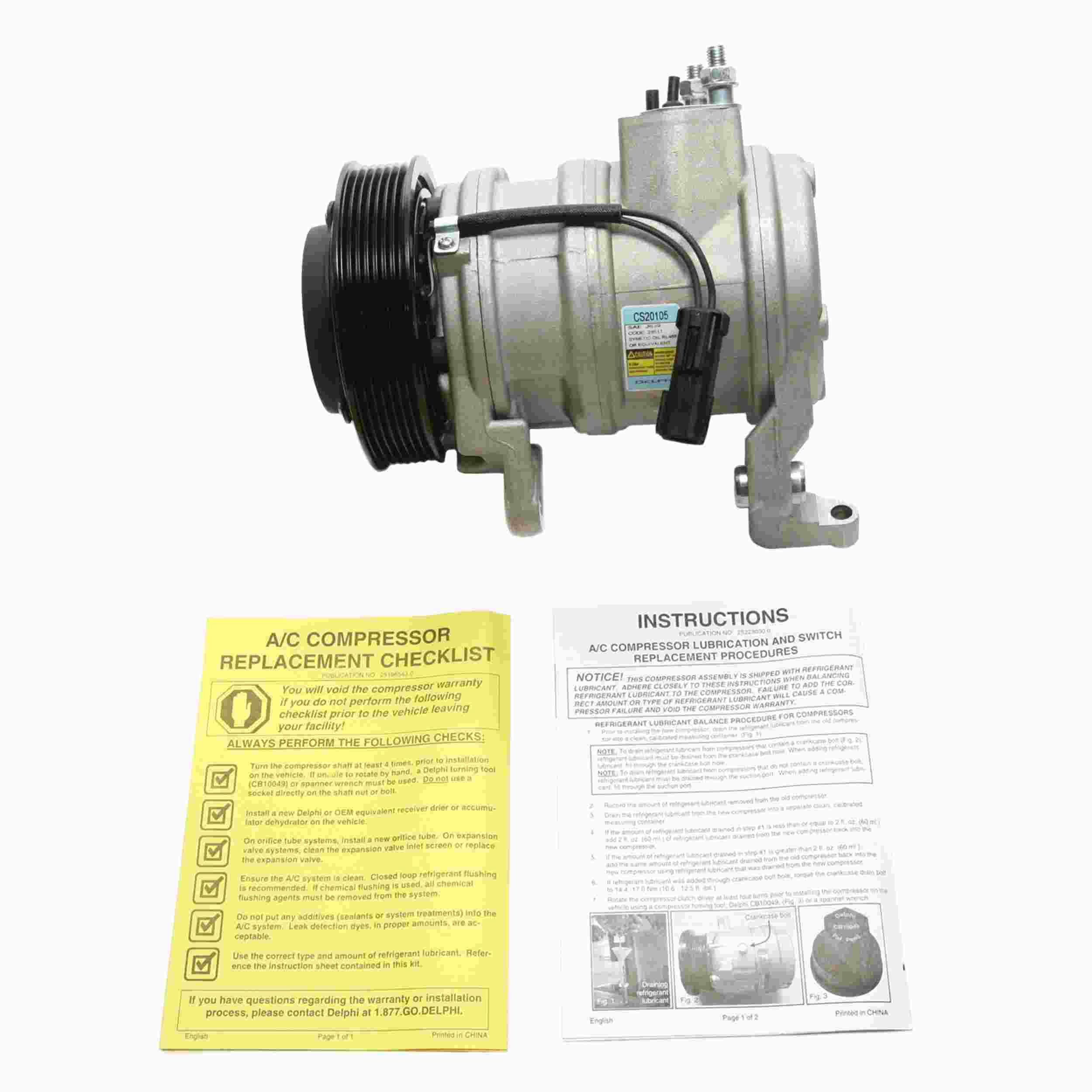 Delphi A/C Compressor CS20105