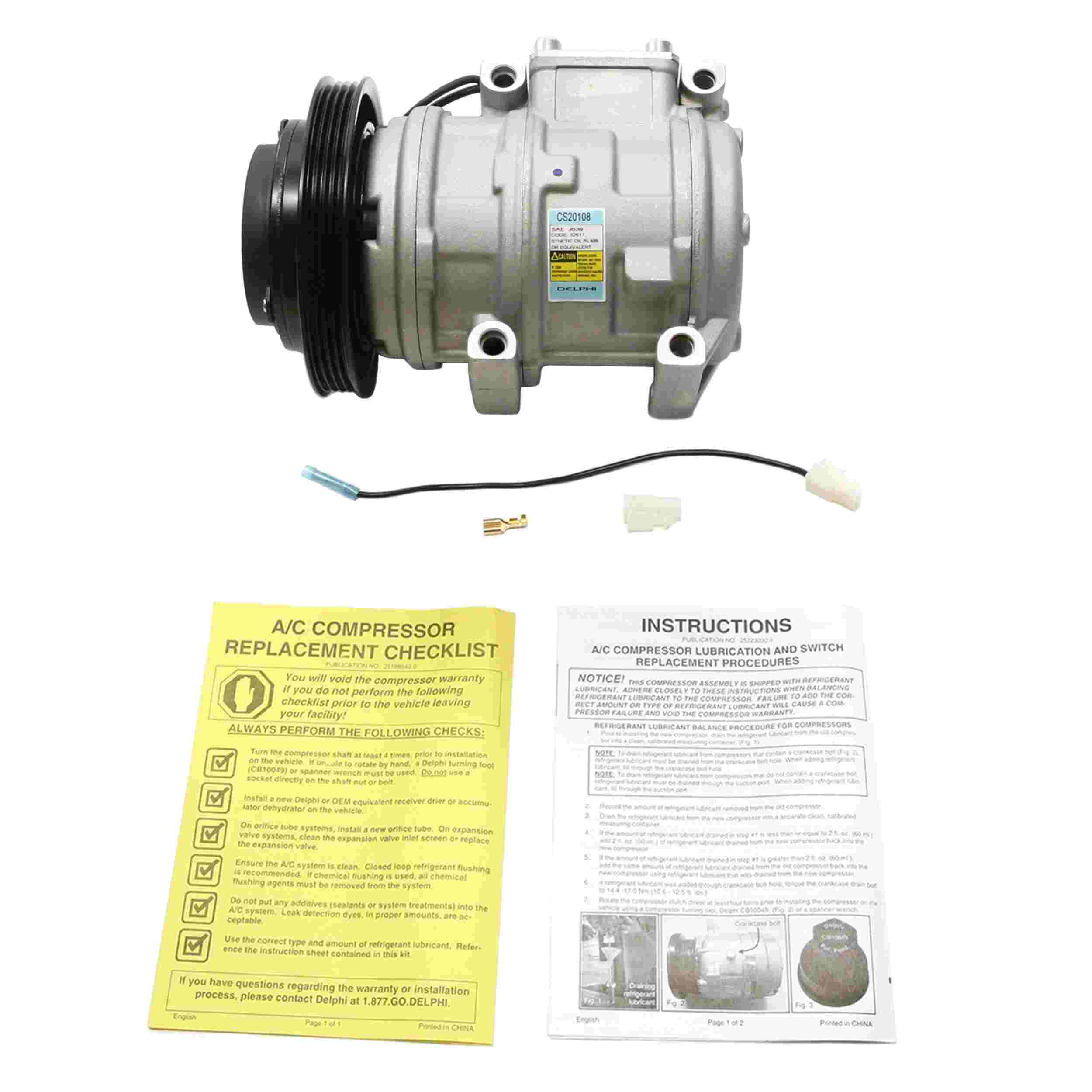 Delphi A/C Compressor CS20108