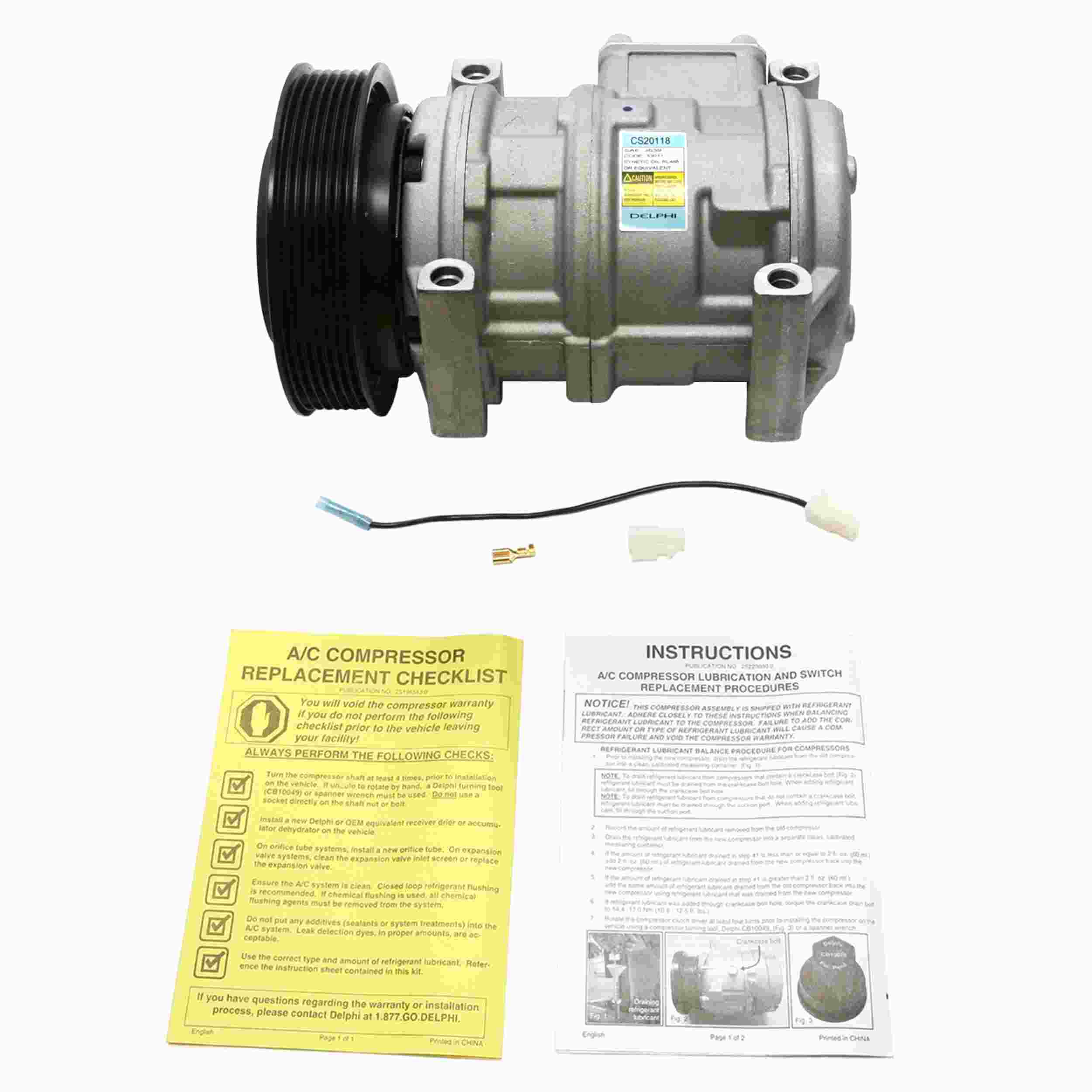Delphi A/C Compressor CS20118