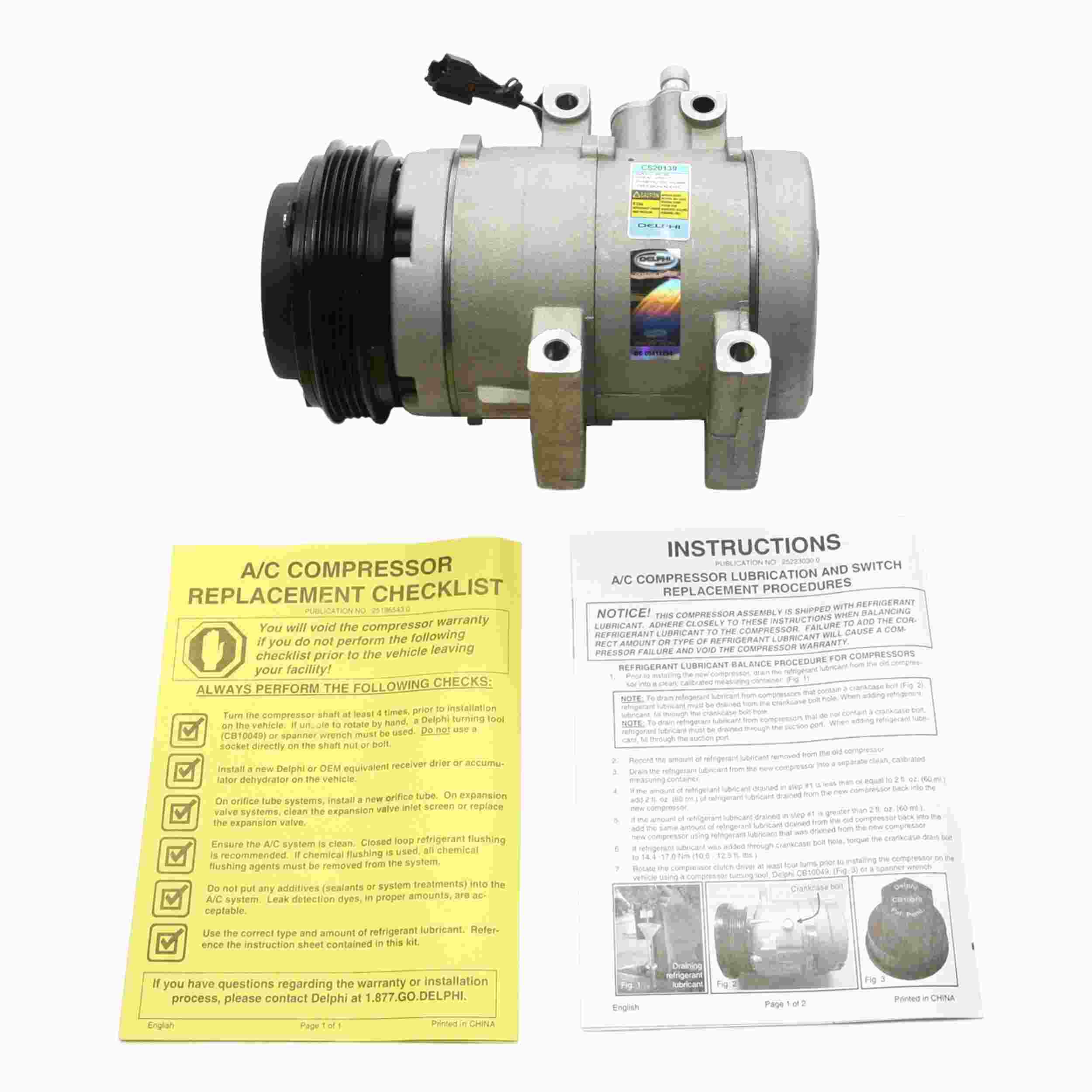 Delphi A/C Compressor CS20139