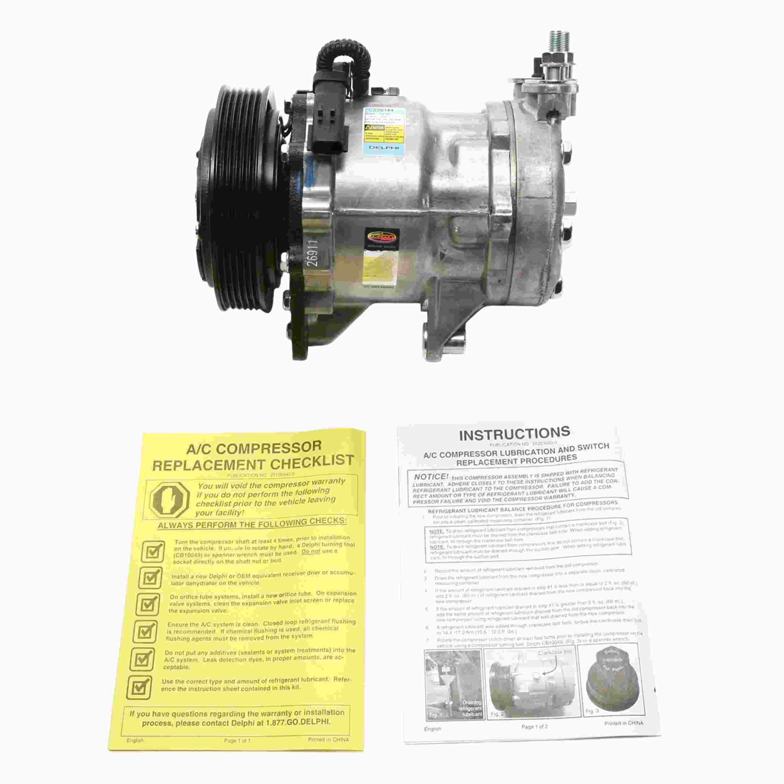 Delphi A/C Compressor CS20144