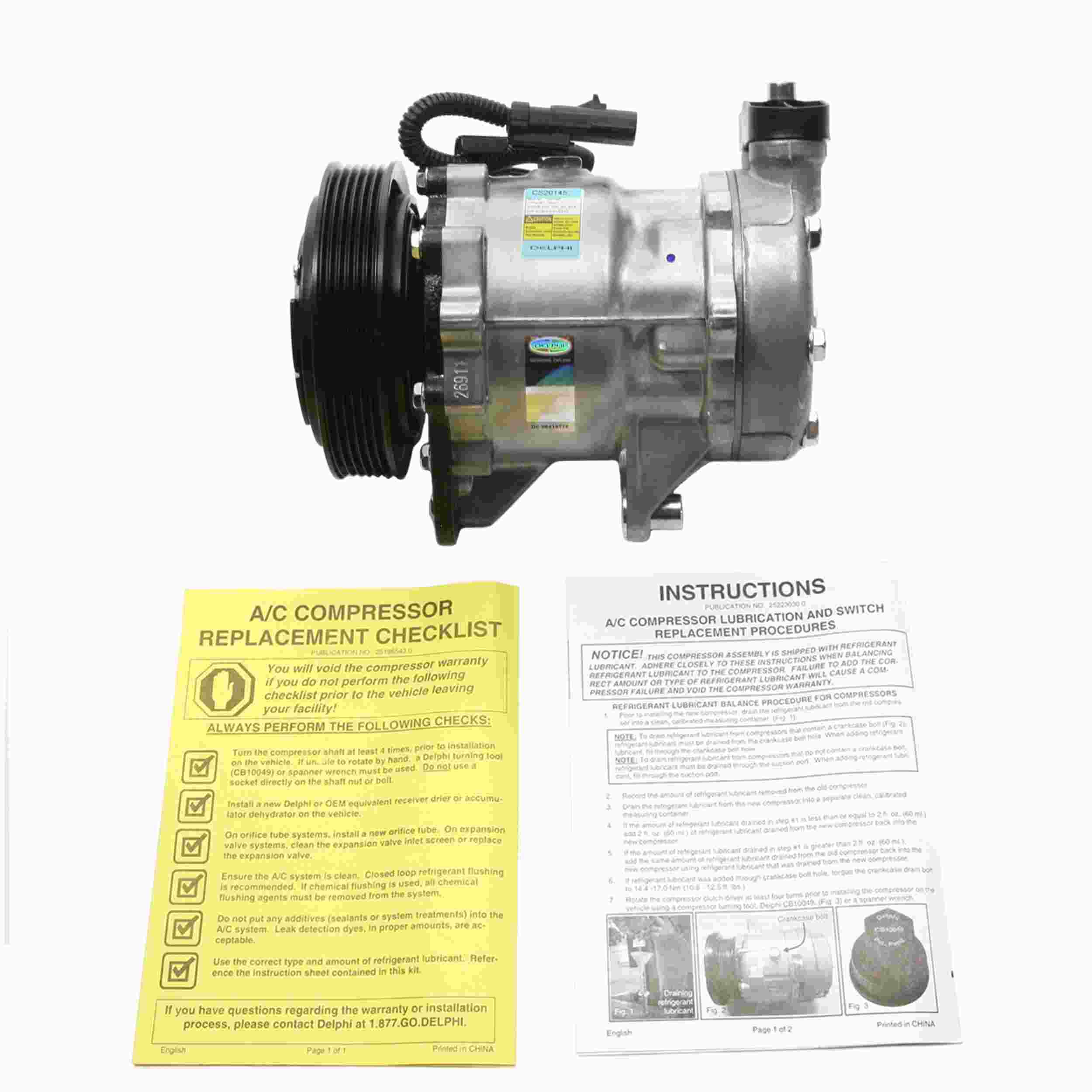 Delphi A/C Compressor CS20145