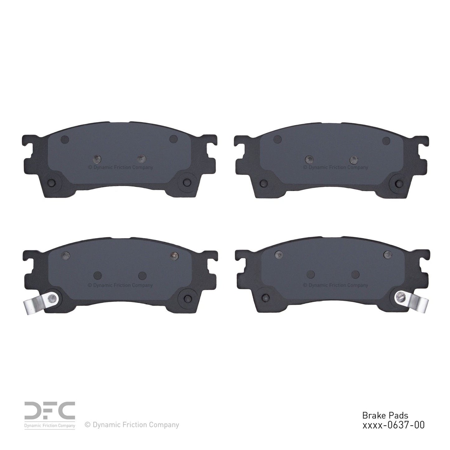 Dynamic Friction Company Disc Brake Pad Set 1310-0637-00