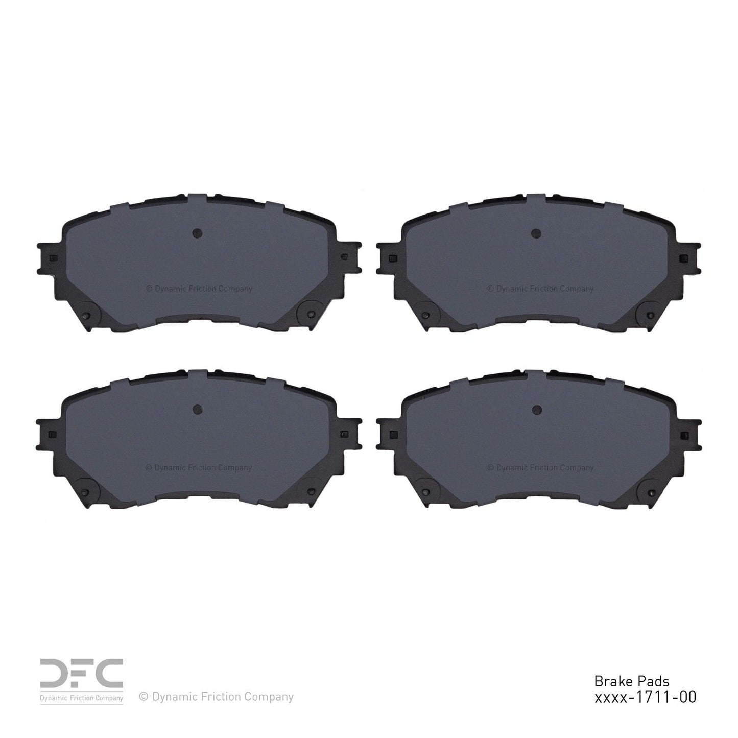 Dynamic Friction Company Disc Brake Pad Set 1310-1711-00