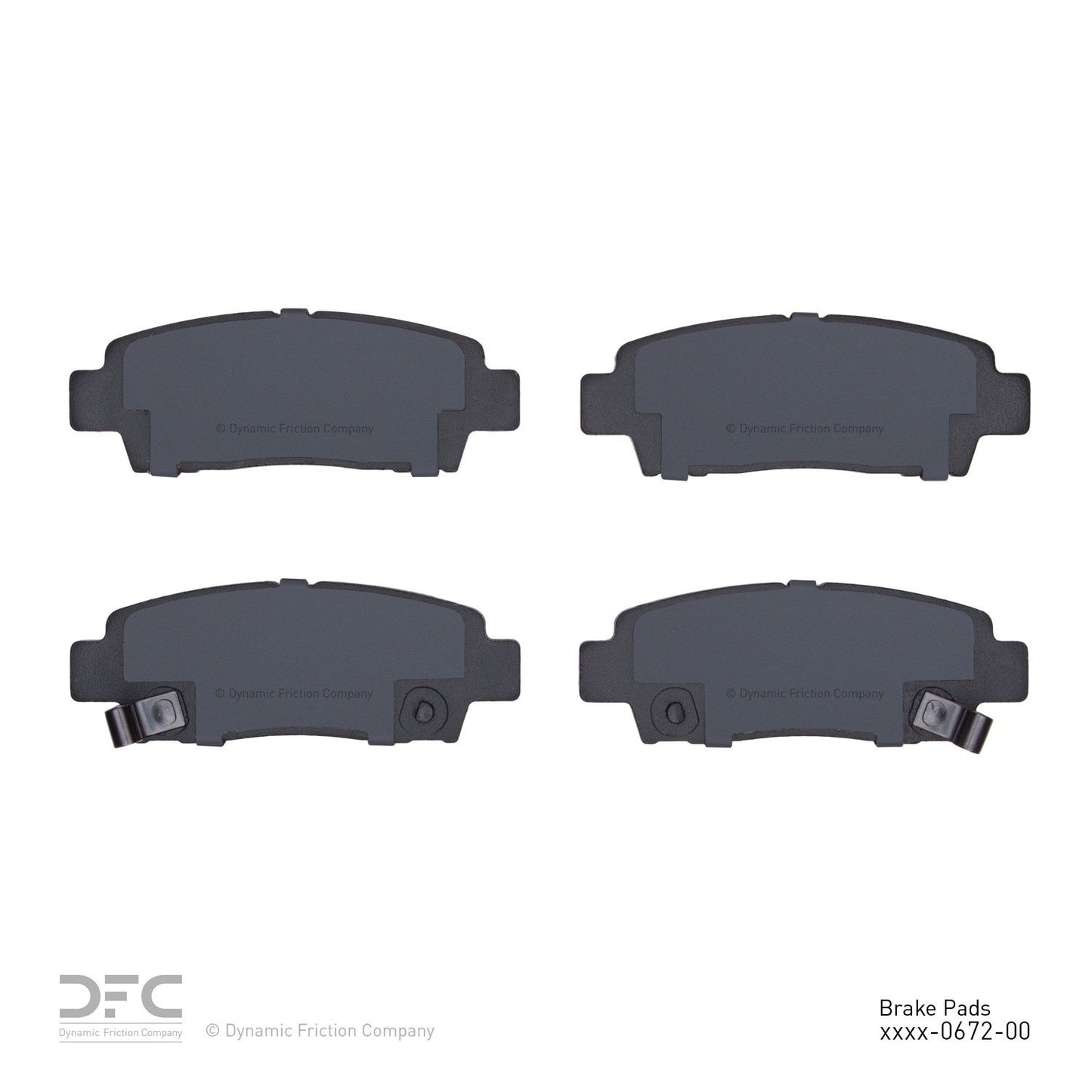 Dynamic Friction Company Disc Brake Pad Set 1311-0672-00