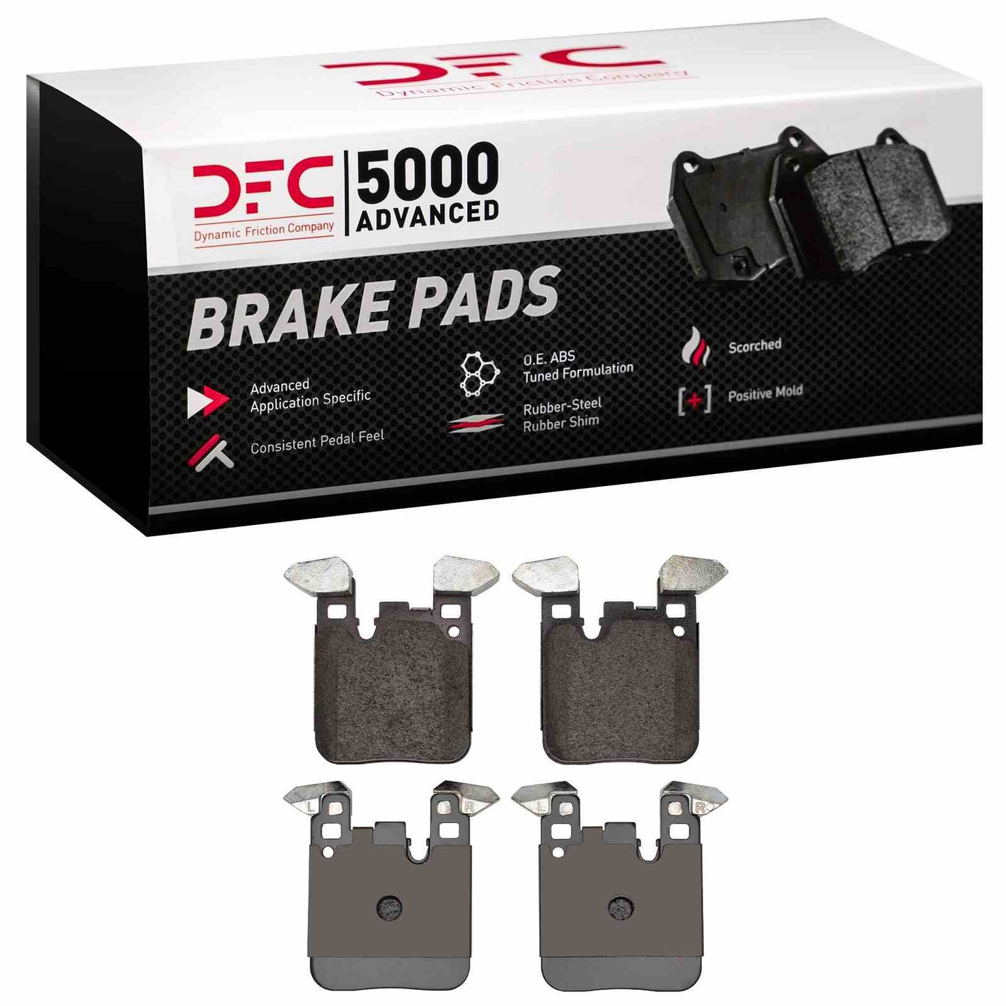 Dynamic Friction Company Disc Brake Pad Set 1551-1656-00