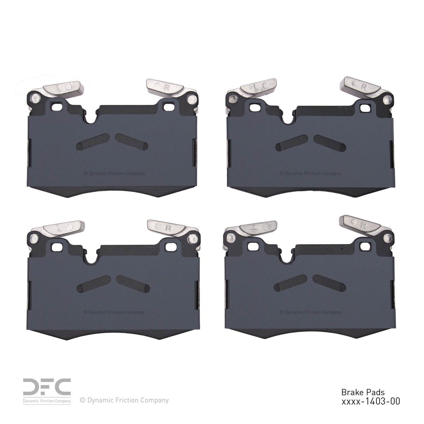 Dynamic Friction Company Disc Brake Pad Set 1600-1403-00