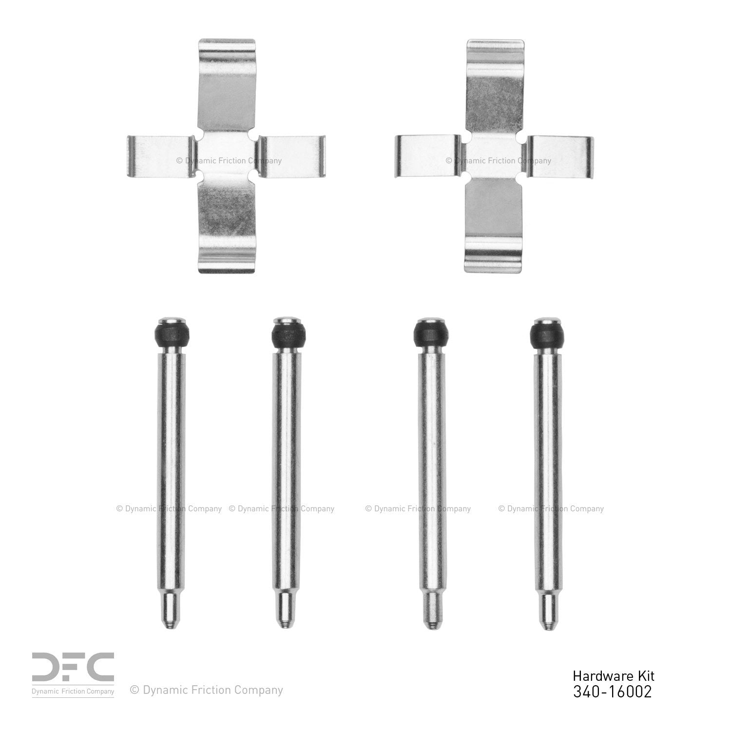 Dynamic Friction Company Disc Brake Hardware Kit 340-16002