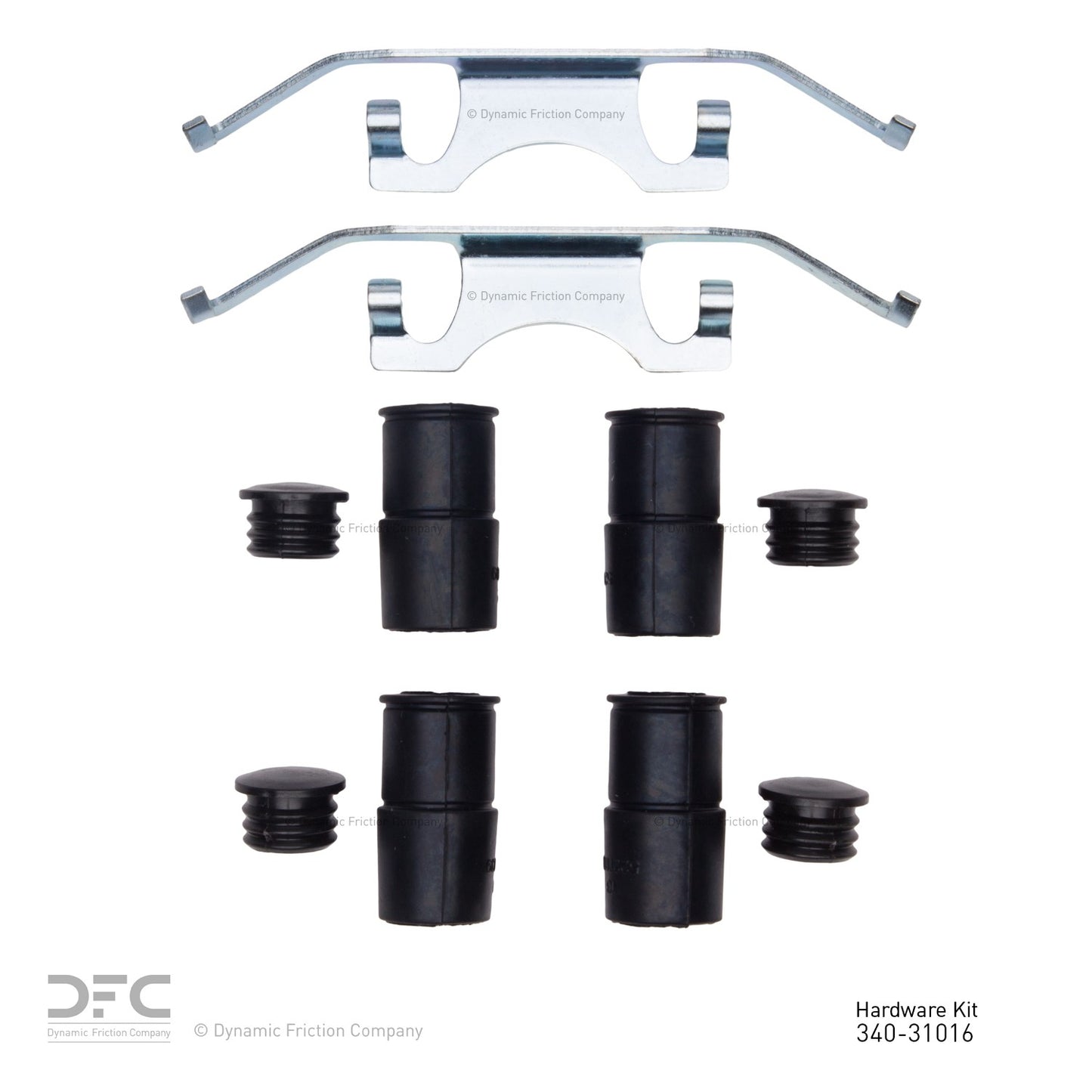 Dynamic Friction Company Disc Brake Hardware Kit 340-31016