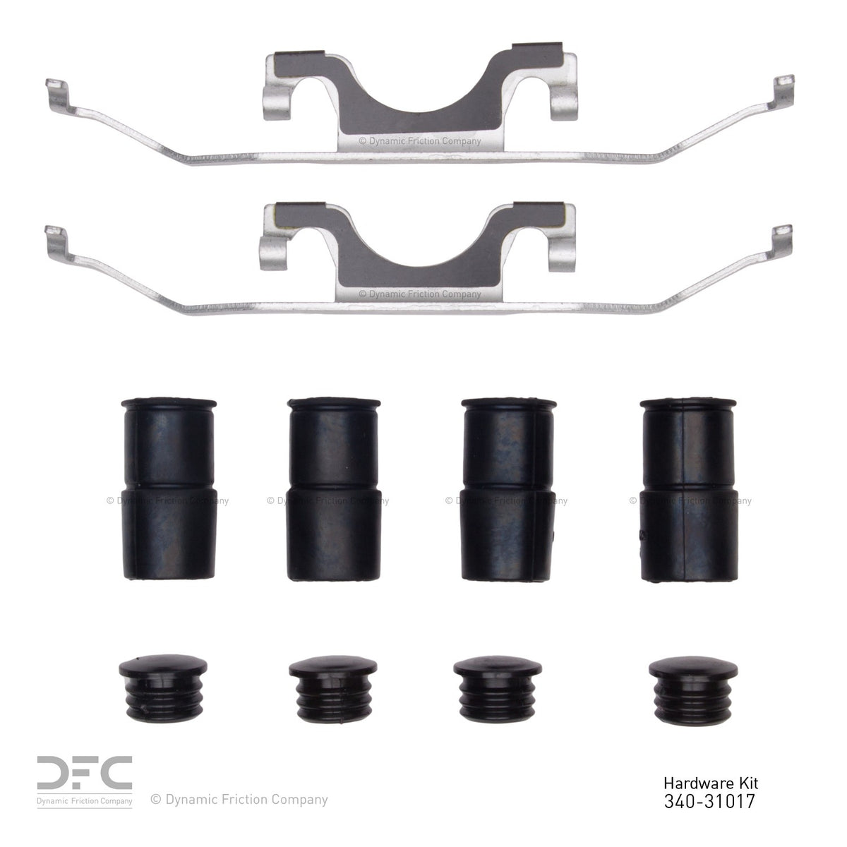 Dynamic Friction Company Disc Brake Hardware Kit 340-31017