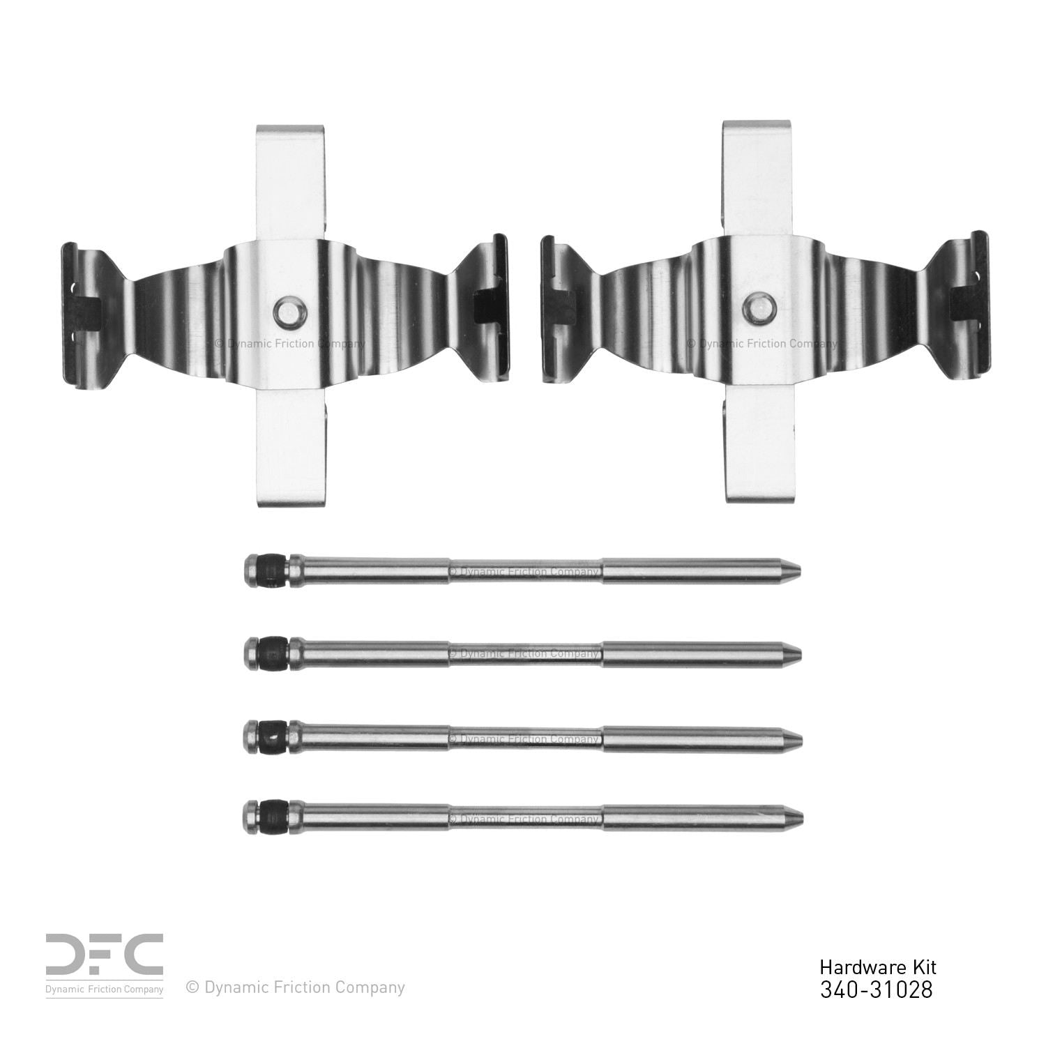 Dynamic Friction Company Disc Brake Hardware Kit 340-31028