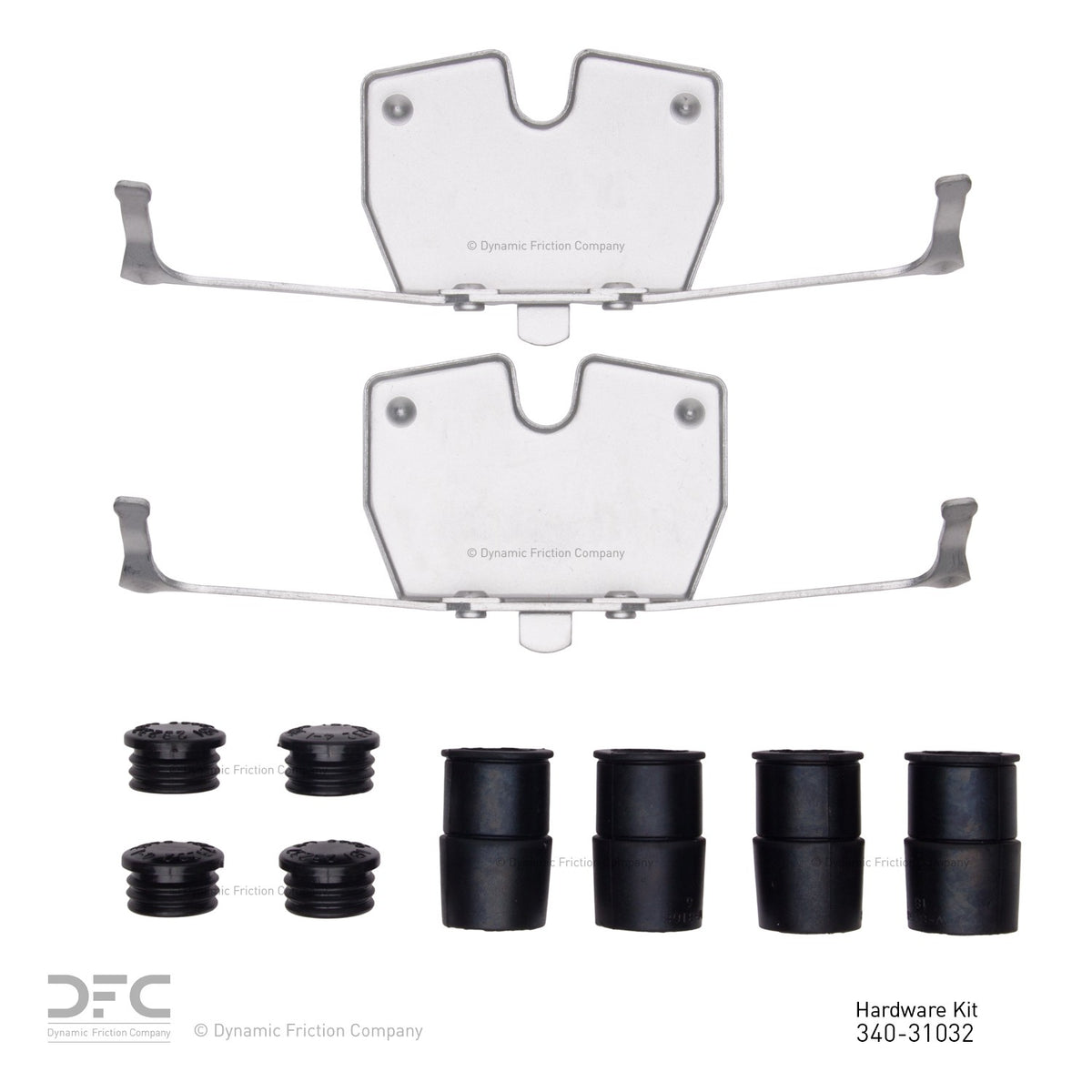 Dynamic Friction Company Disc Brake Hardware Kit 340-31032