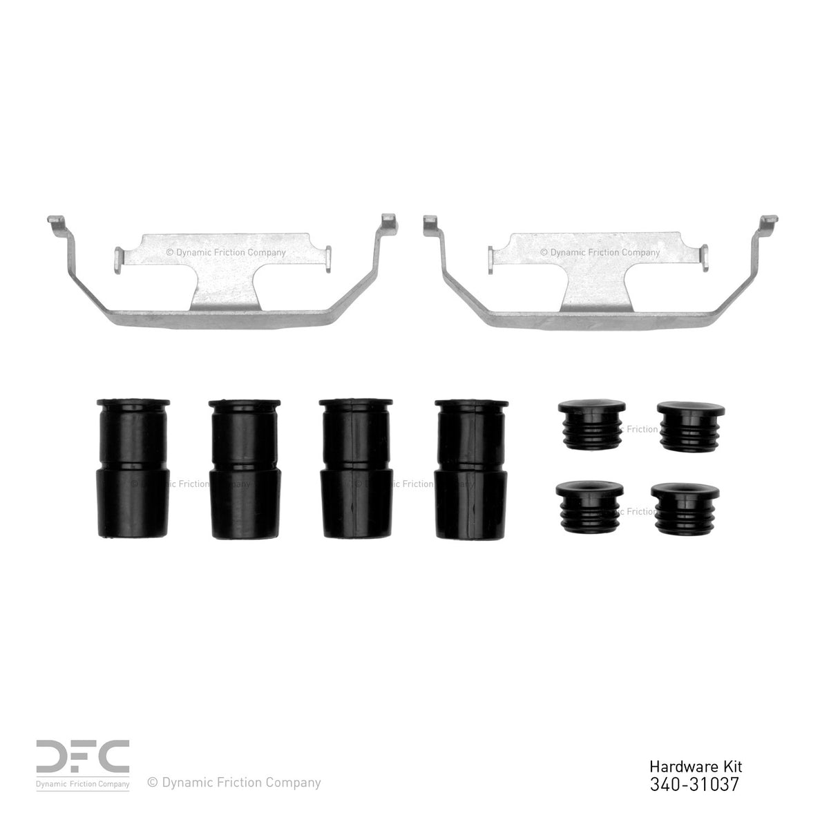 Dynamic Friction Company Disc Brake Hardware Kit 340-31037