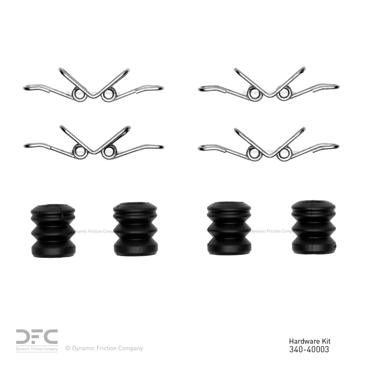 Dynamic Friction Company Disc Brake Hardware Kit 340-40003