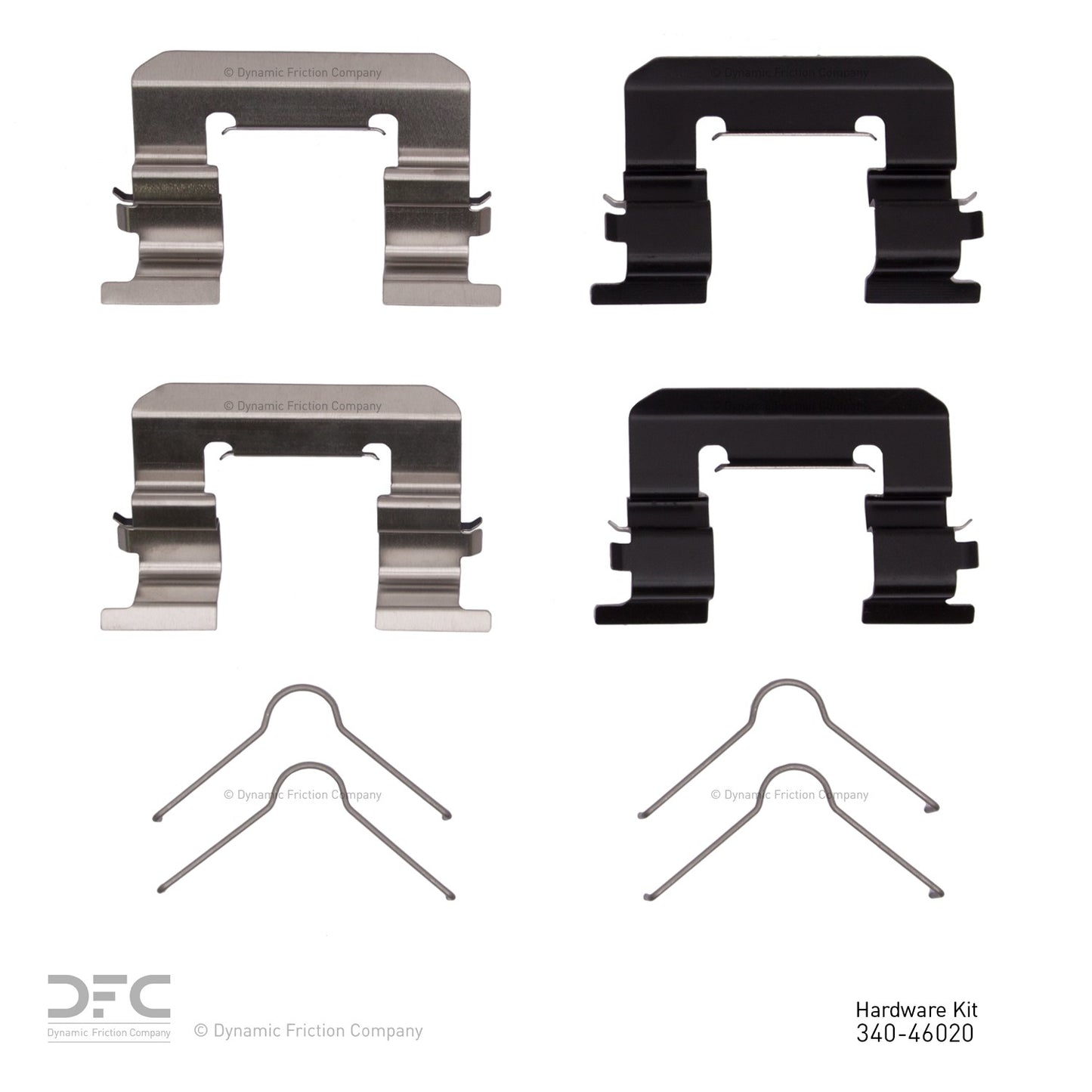 Dynamic Friction Company Disc Brake Hardware Kit 340-46020