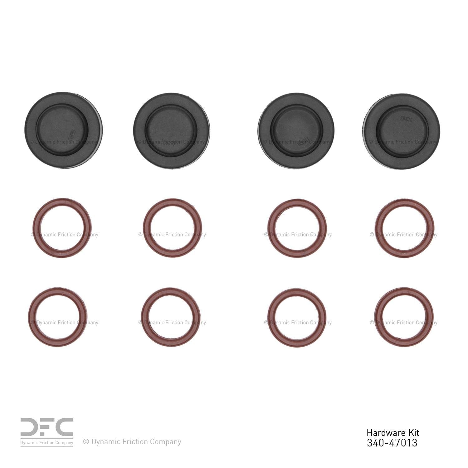 Dynamic Friction Company Disc Brake Hardware Kit 340-47013