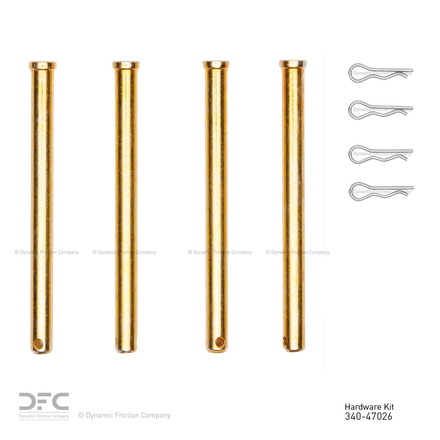 Dynamic Friction Company Disc Brake Hardware Kit 340-47026