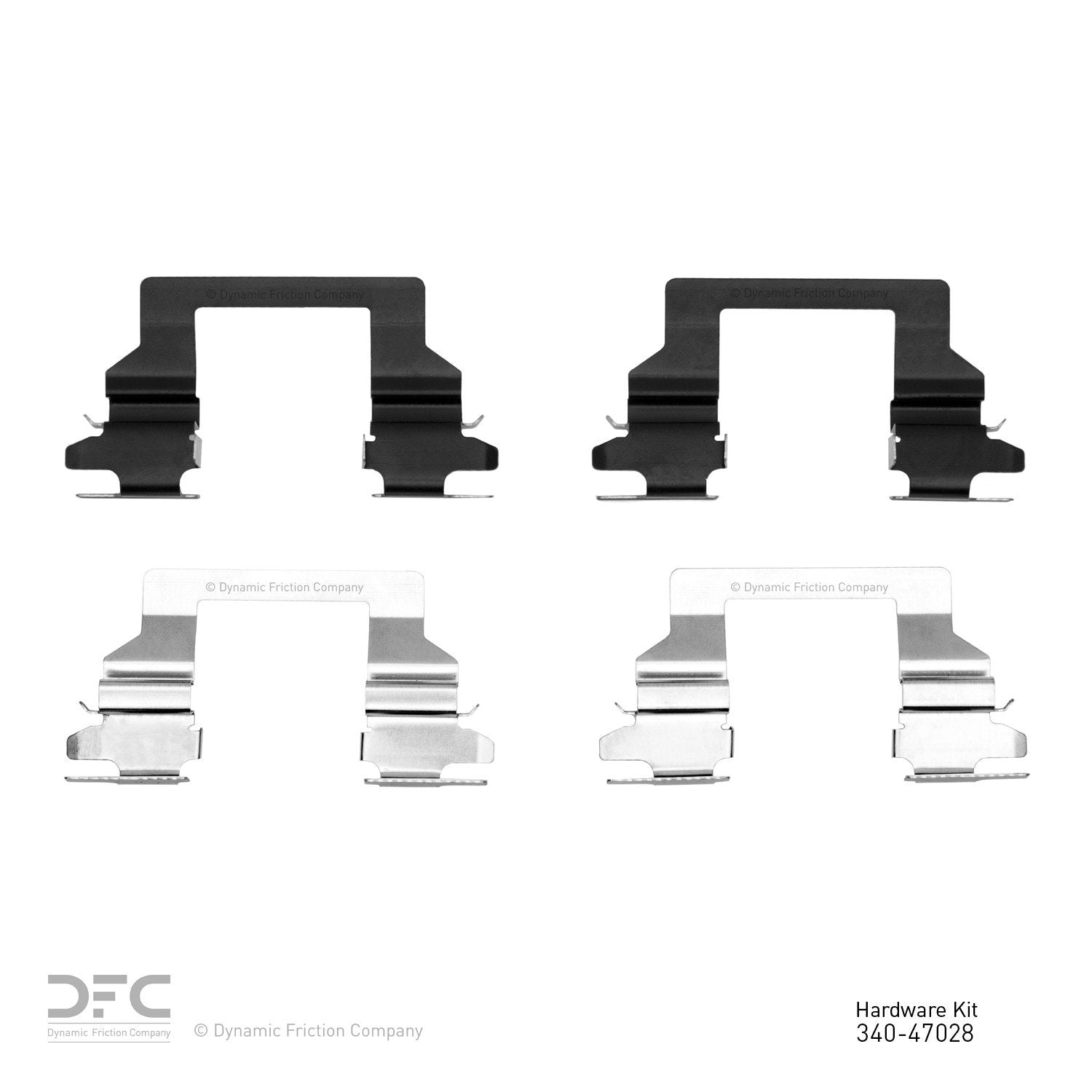 Dynamic Friction Company Disc Brake Hardware Kit 340-47028