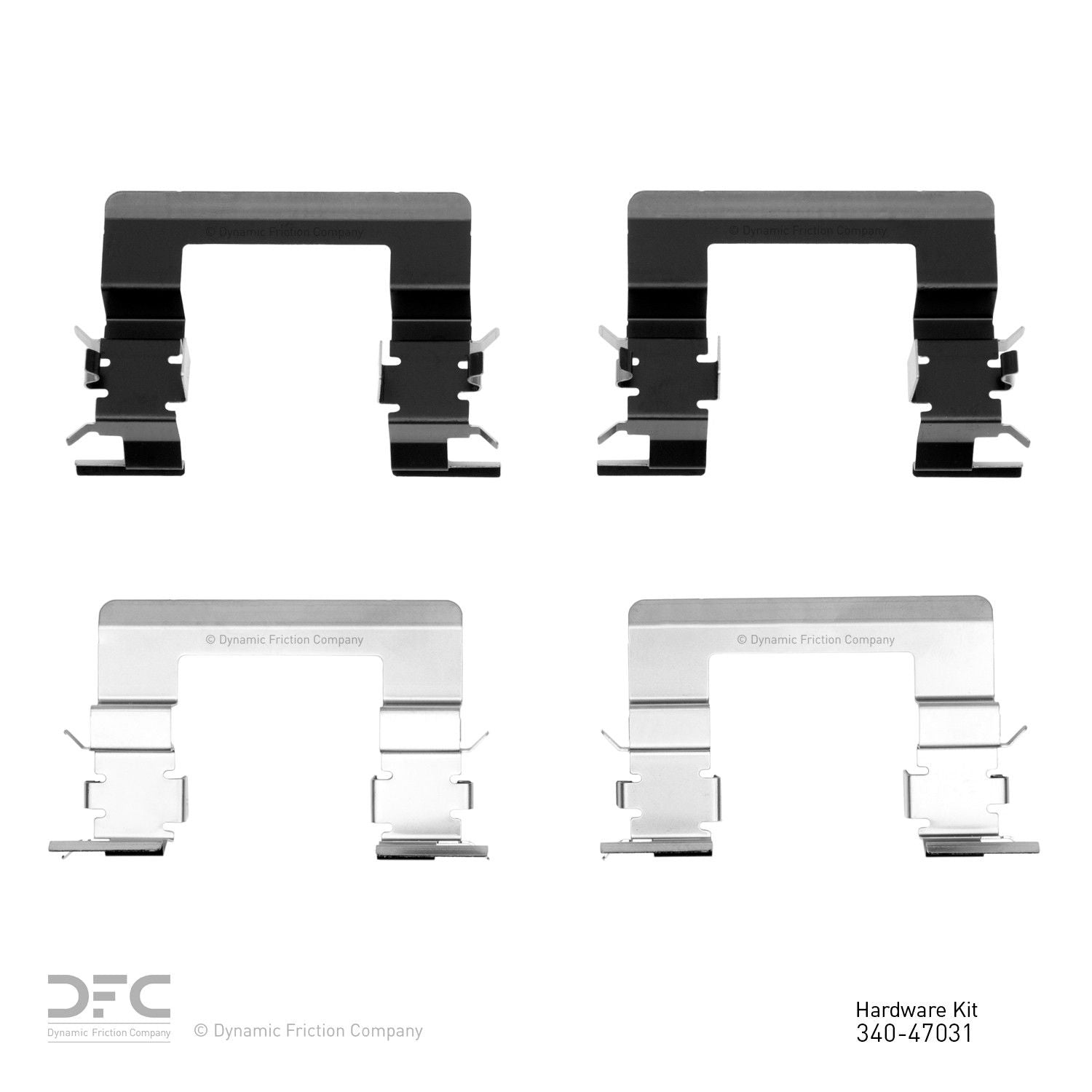 Dynamic Friction Company Disc Brake Hardware Kit 340-47031