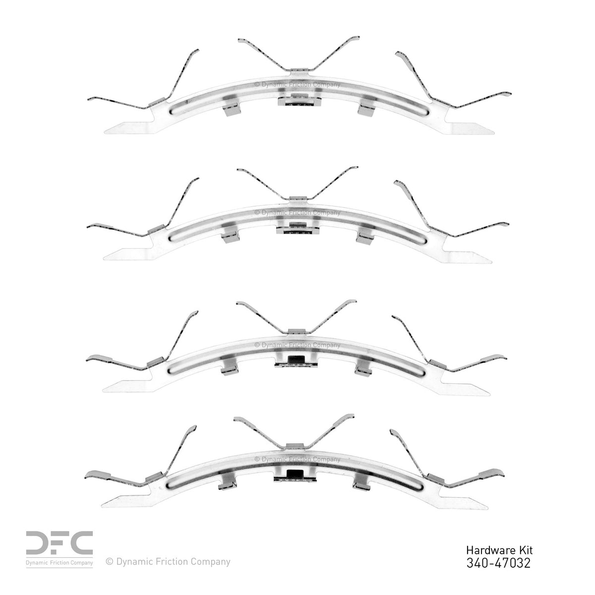 Dynamic Friction Company Disc Brake Hardware Kit 340-47032