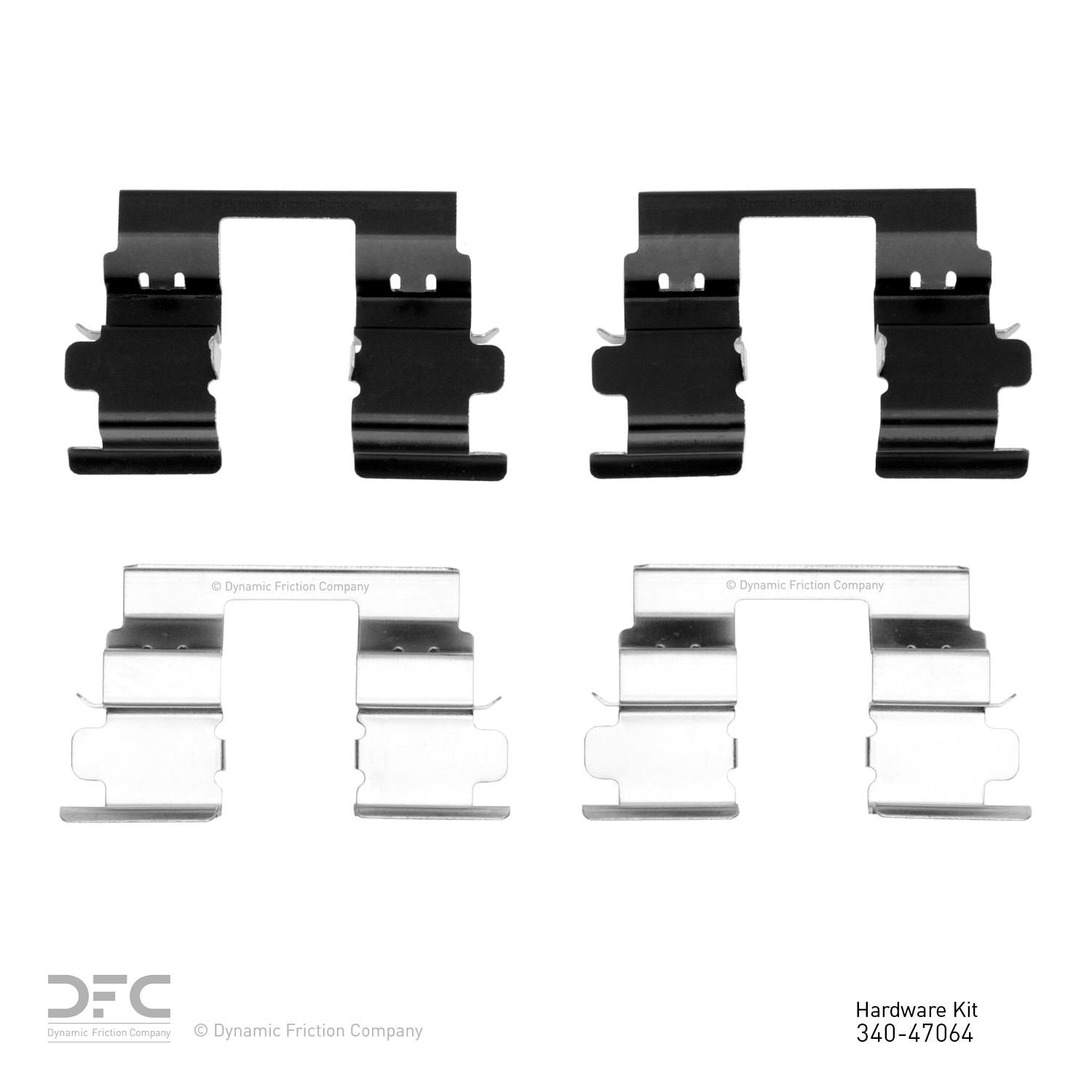 Dynamic Friction Company Disc Brake Hardware Kit 340-47064