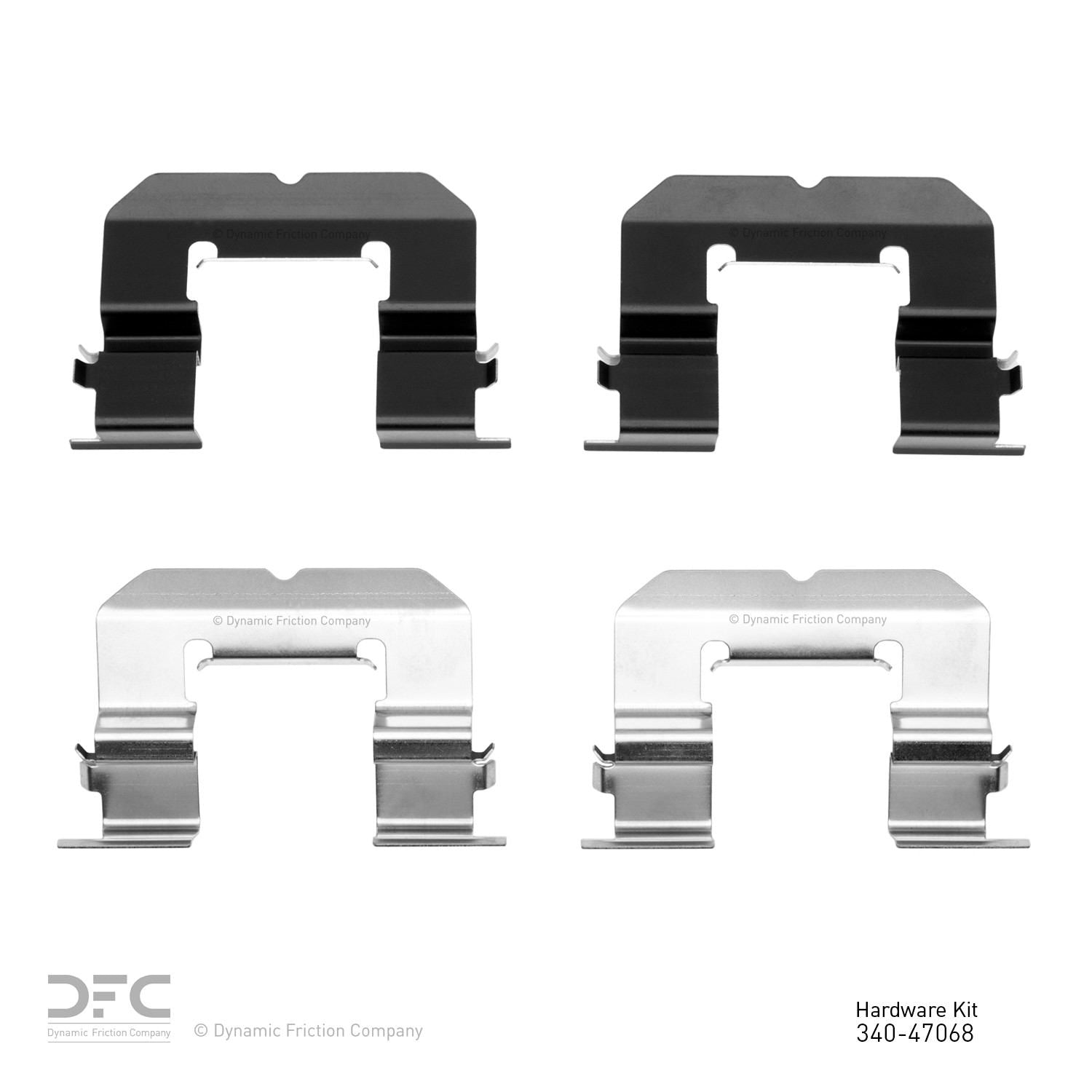 Dynamic Friction Company Disc Brake Hardware Kit 340-47068