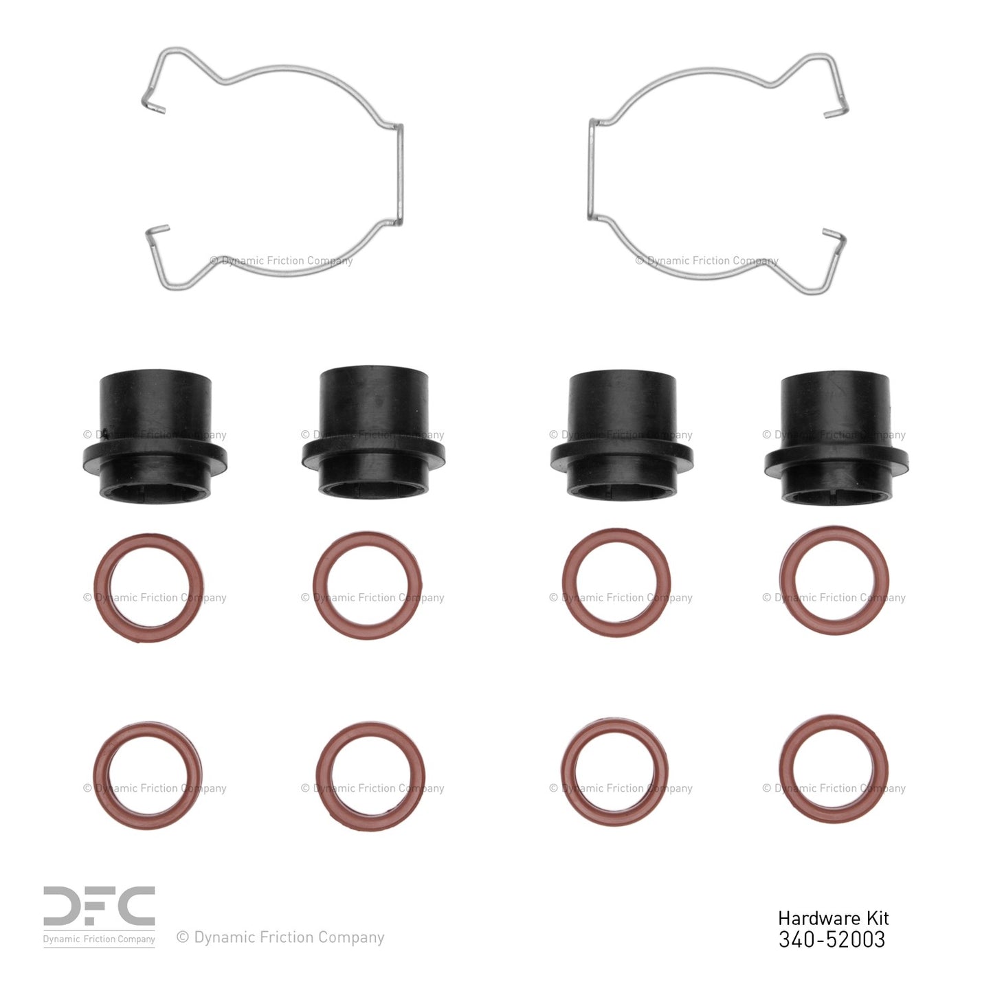 Dynamic Friction Company Disc Brake Hardware Kit 340-52003