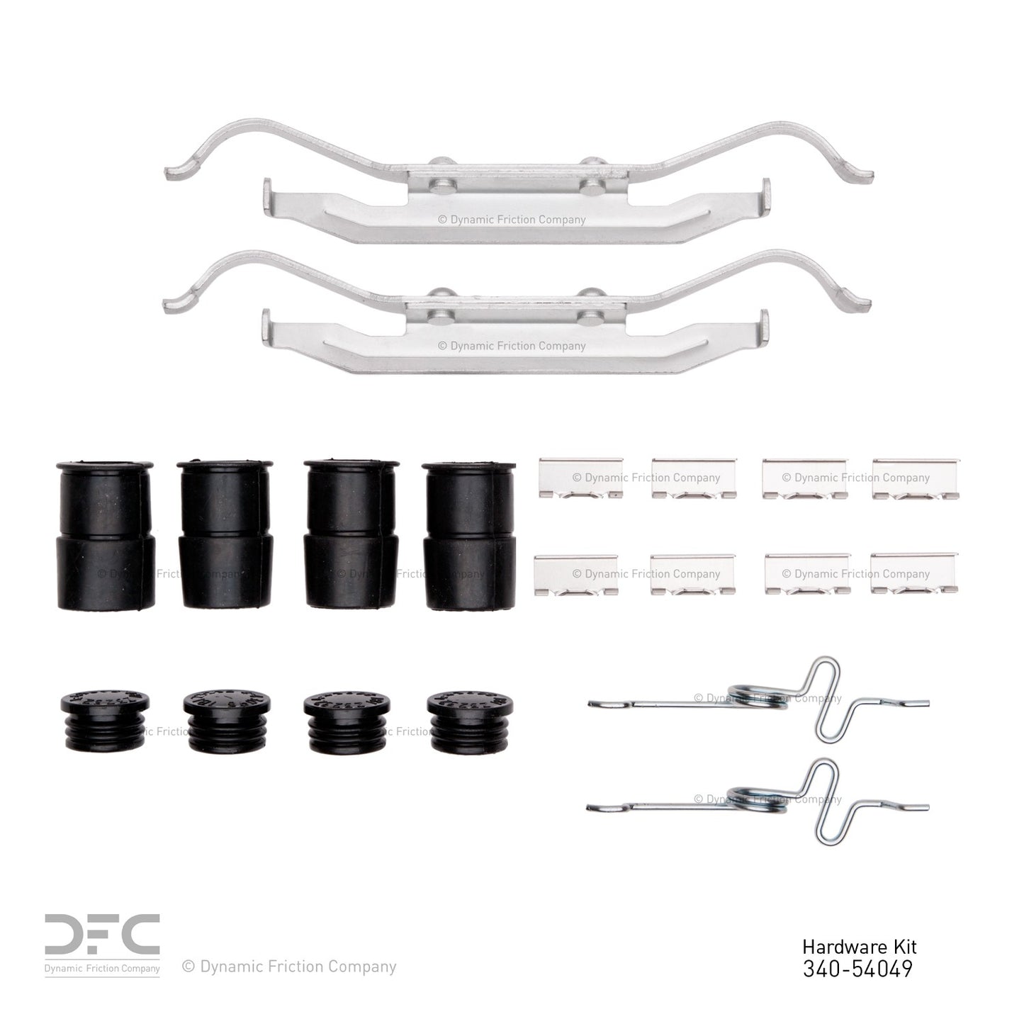 Dynamic Friction Company Disc Brake Hardware Kit 340-54049