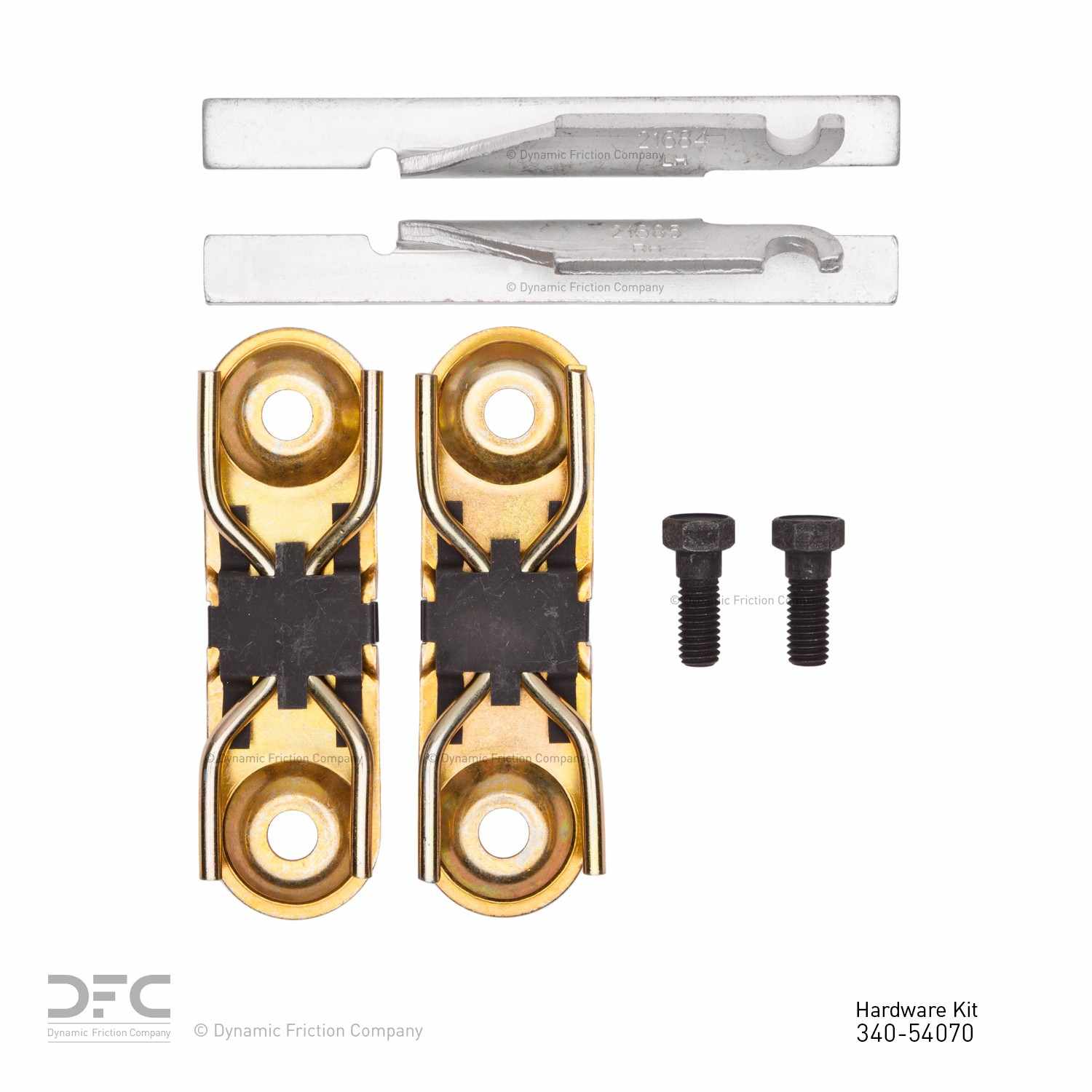Dynamic Friction Company Disc Brake Hardware Kit 340-54070