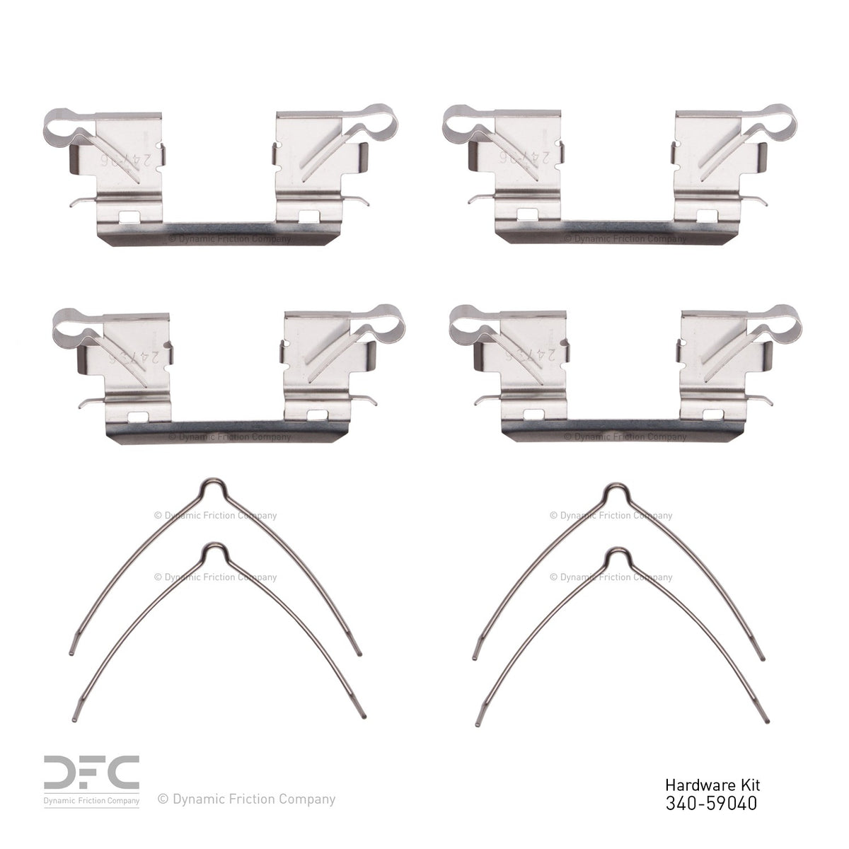 Dynamic Friction Company Disc Brake Hardware Kit 340-59040